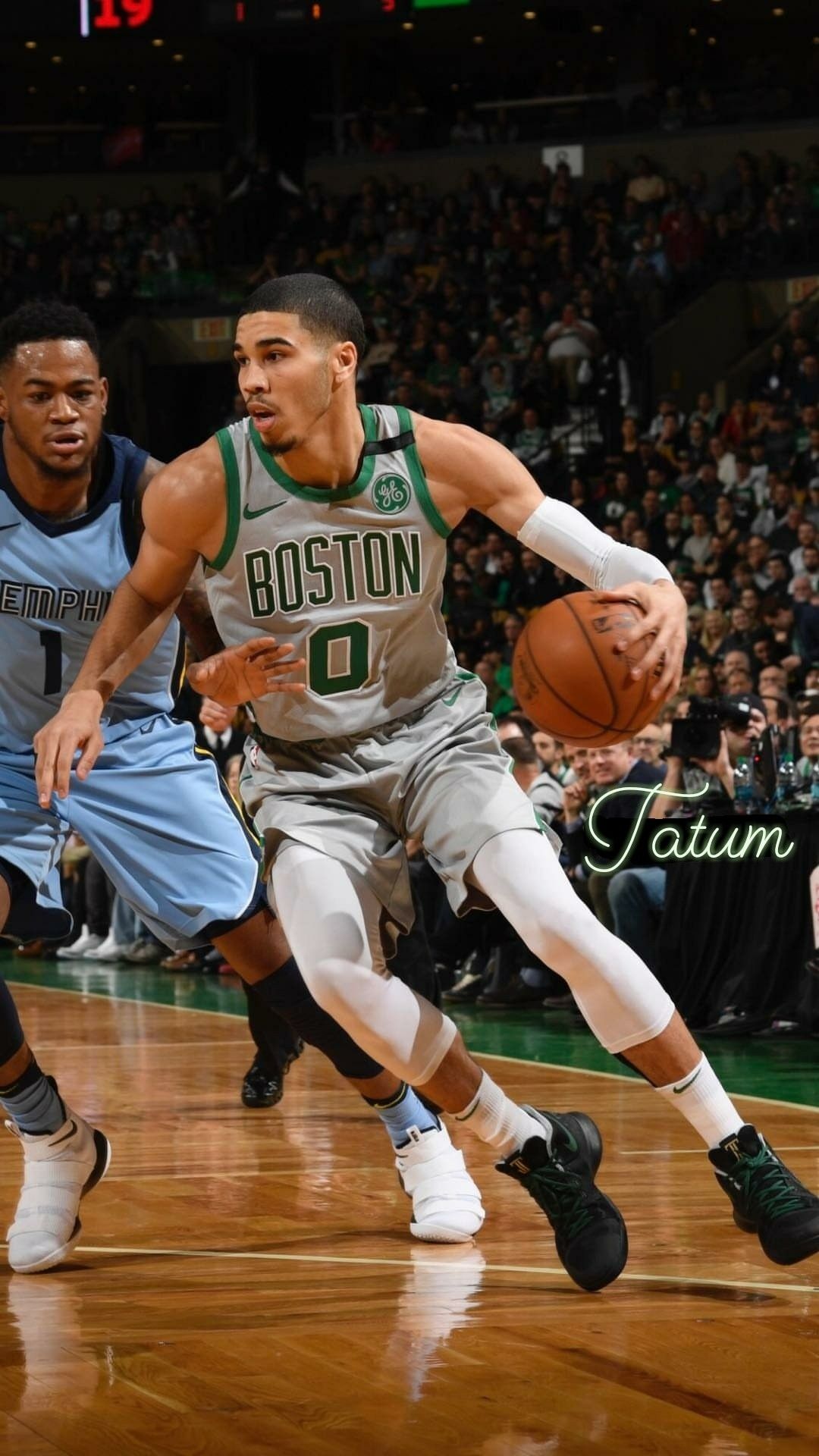 Jayson Tatum Celtics basket, Boston Celtics, 1080x1920 Full HD Verticale, iPhone
