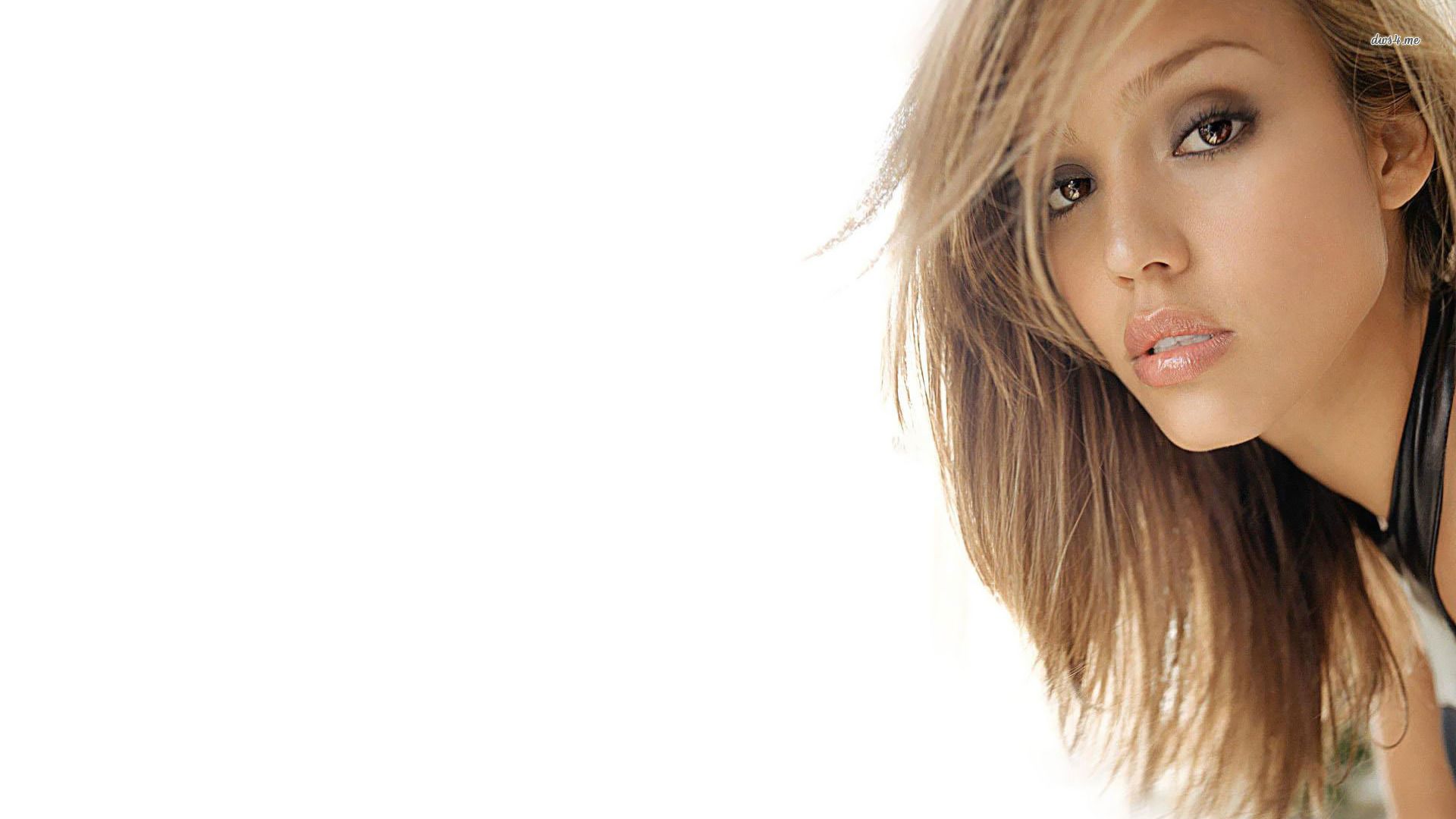 Jessica Alba ritratto sfondo bianco, 1920x1080 1080p, Laptop
