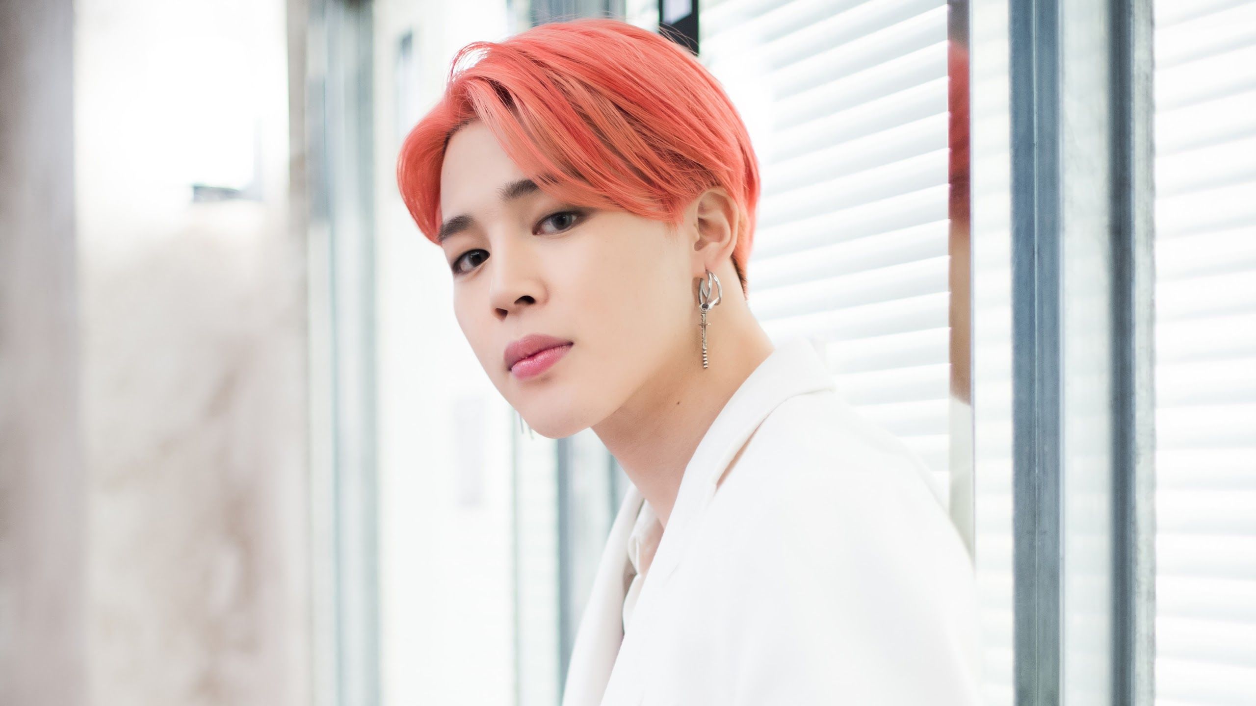 Jimin BTS capelli rosa, 2560x1440 2K QHD, Monitor Gaming