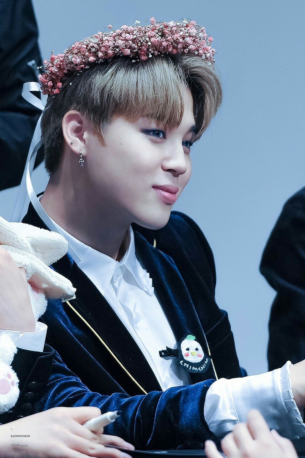 Jimin BTS con corona floreale, 1279x1920 Full HD Verticale, Smartphone