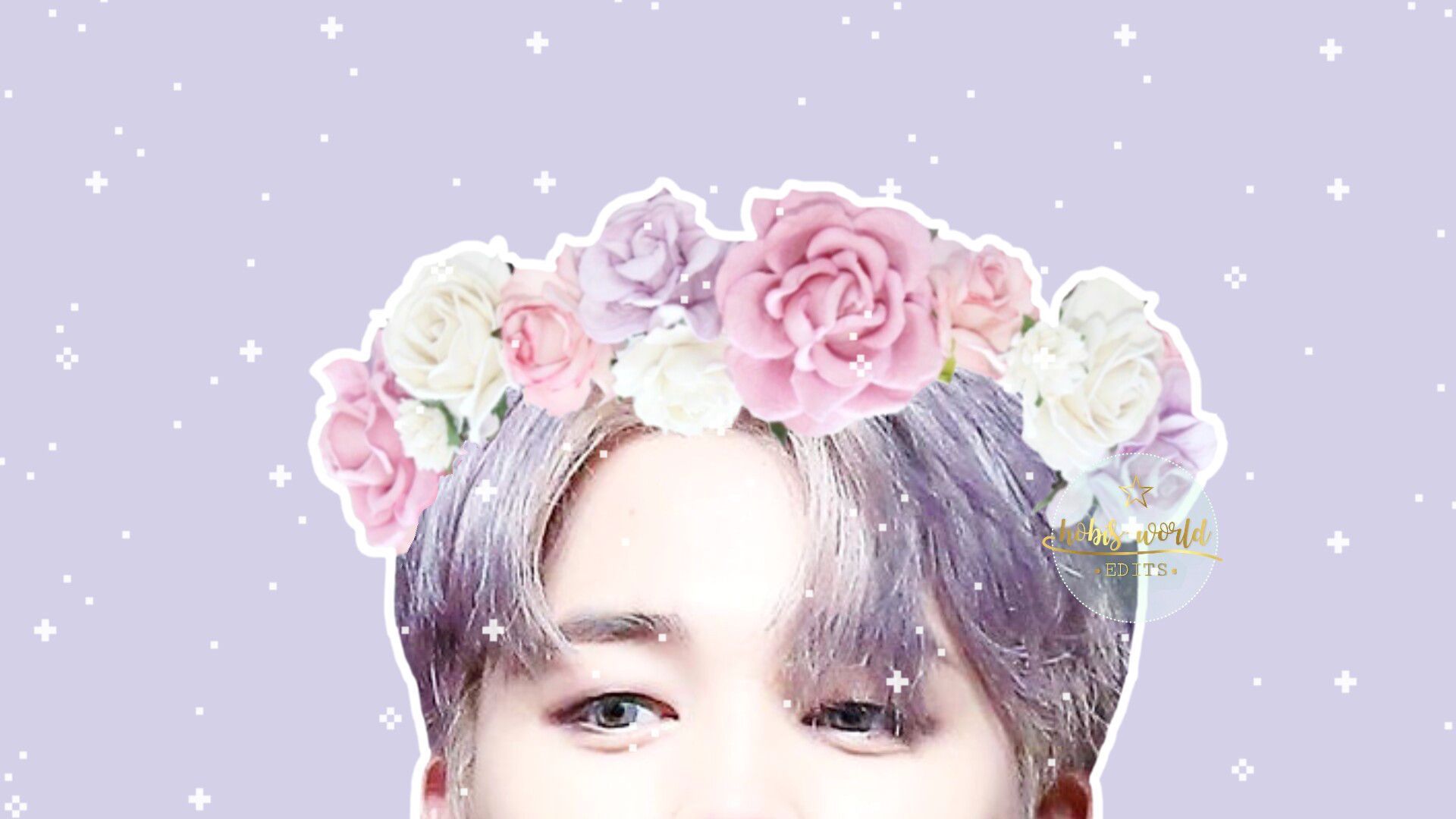 Jimin corona di fiori, 1920x1080 Full HD, Monitor Gaming