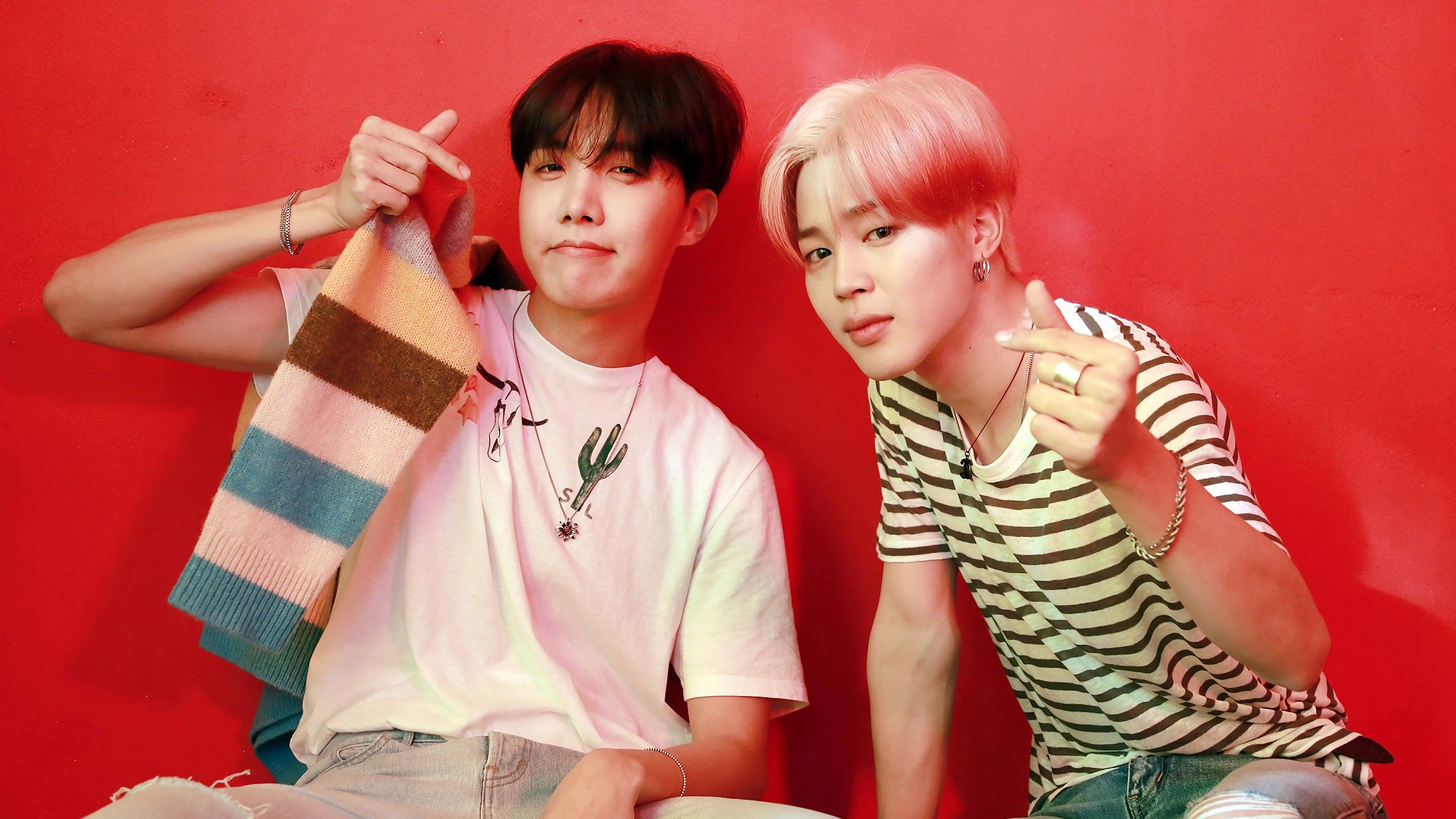 J-Hope e Jimin BTS, 2560x1440 2K QHD, Monitor Gaming