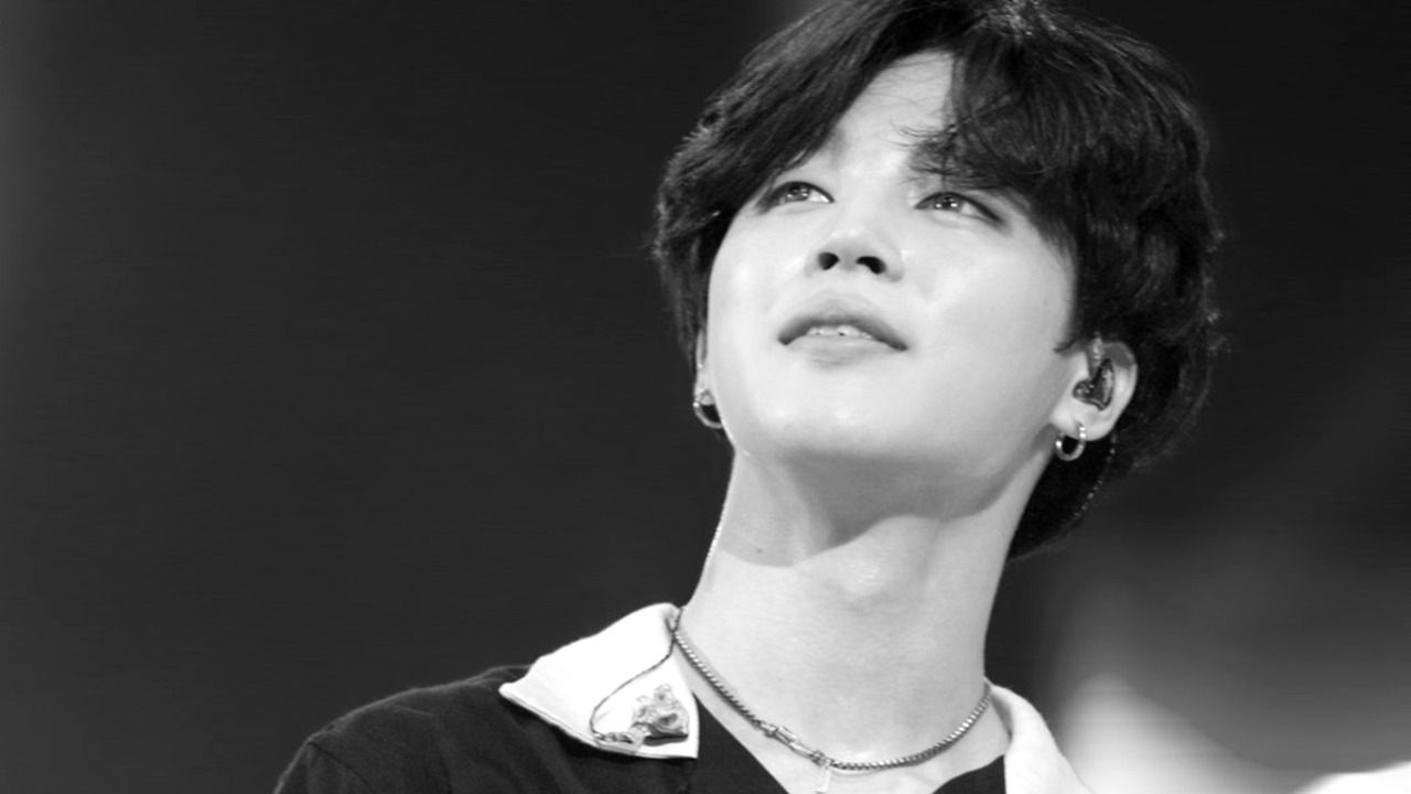 Jimin BTS bianco e nero, 1280x720 720p, PC