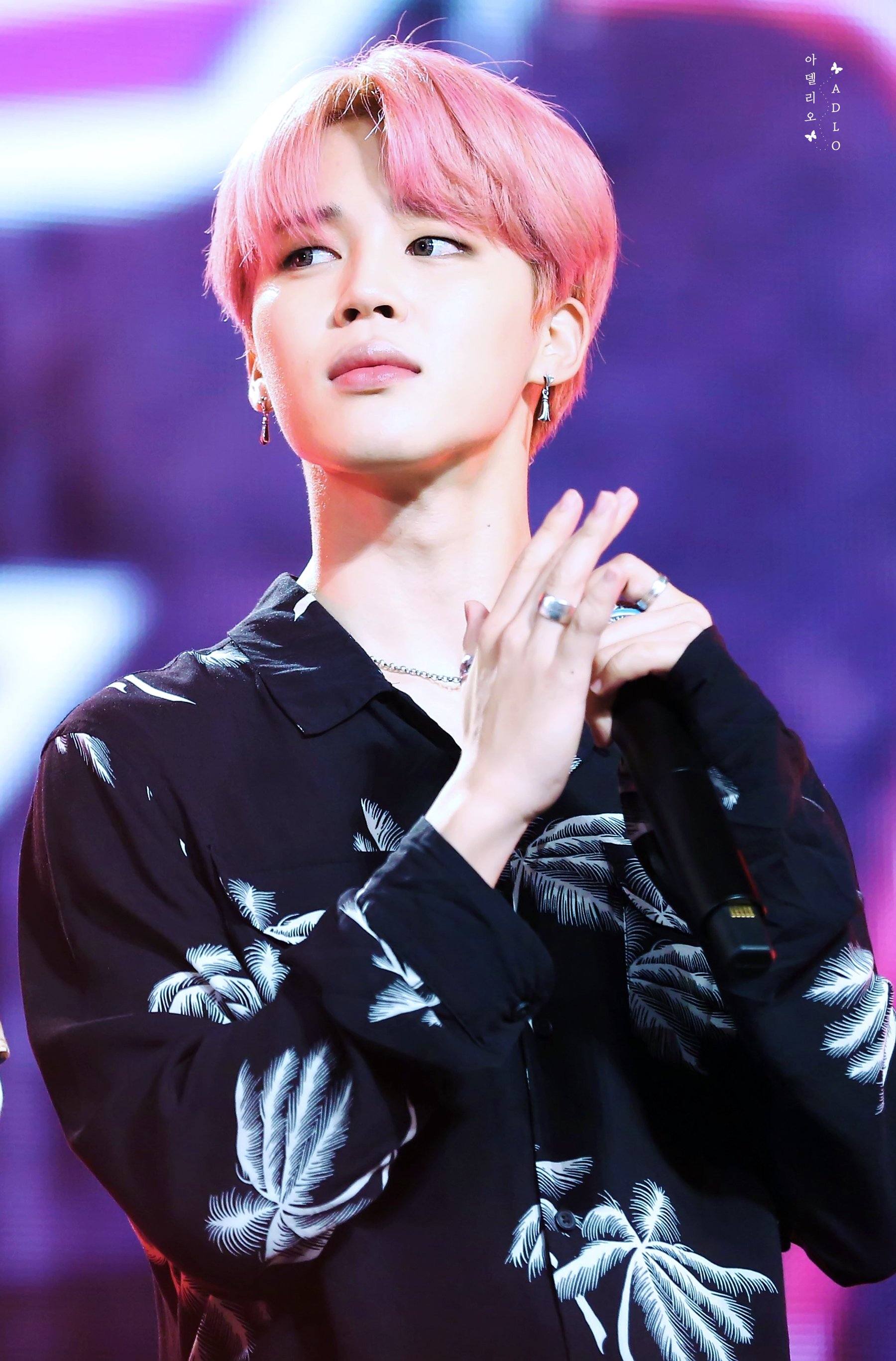 Jimin BTS capelli rosa concerto, 1800x2733 Full HD Verticale, Samsung Galaxy