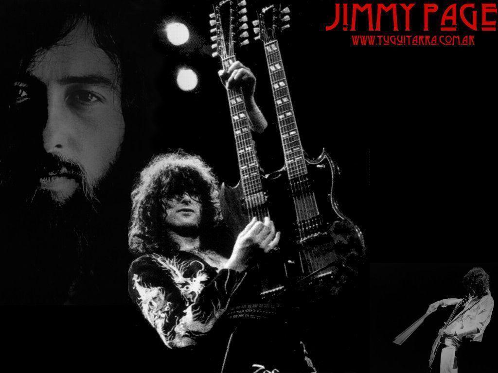 Jimmy Page chitarra doppio manico, 1024x768 HD, PC
