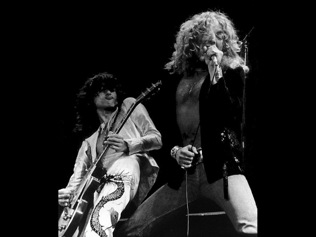 Jimmy Page e Robert Plant live, 1024x768 HD, Desktop