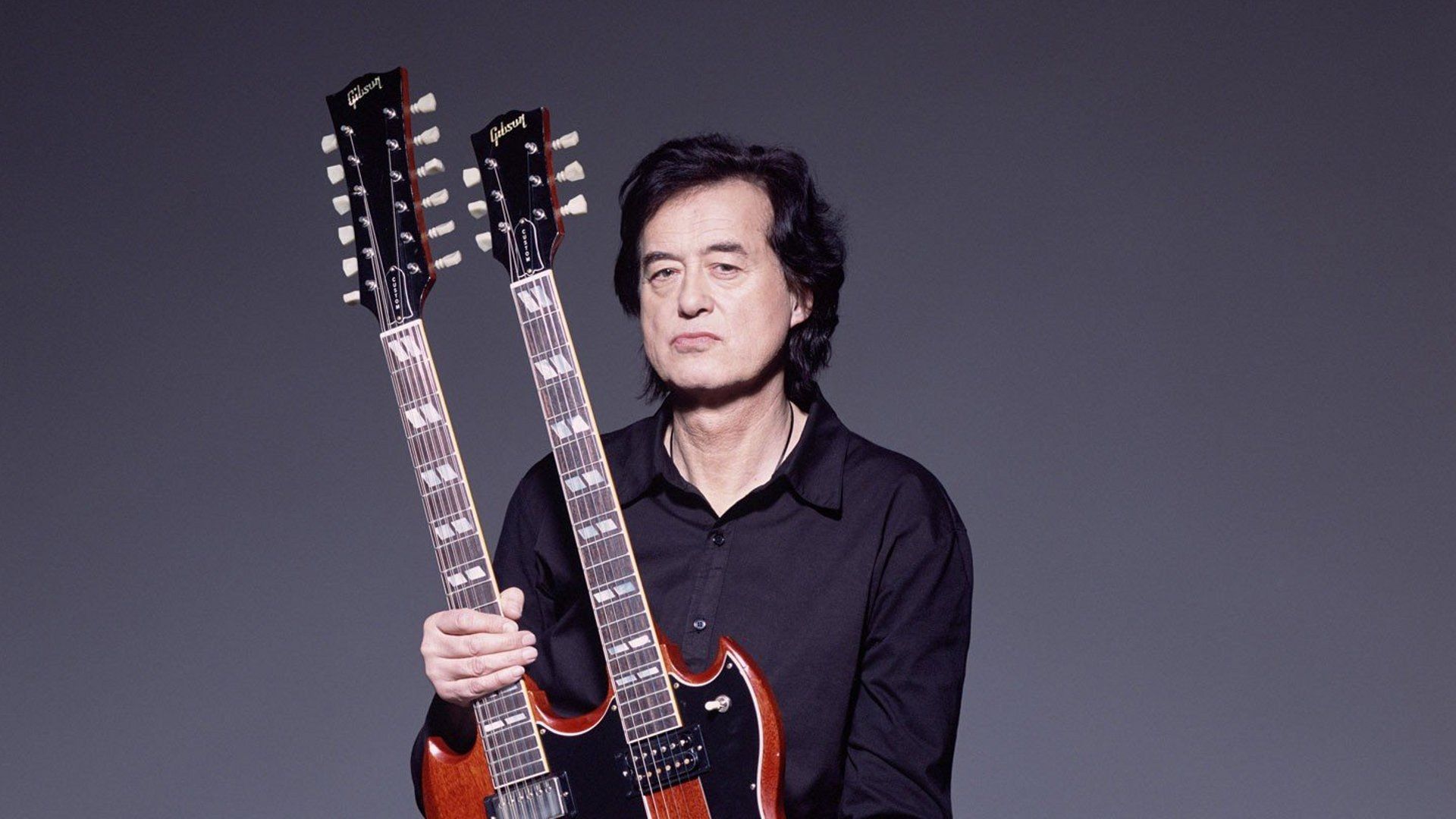 Jimmy Page chitarra doppio manico, 1920x1080 Full HD, PC Desktop