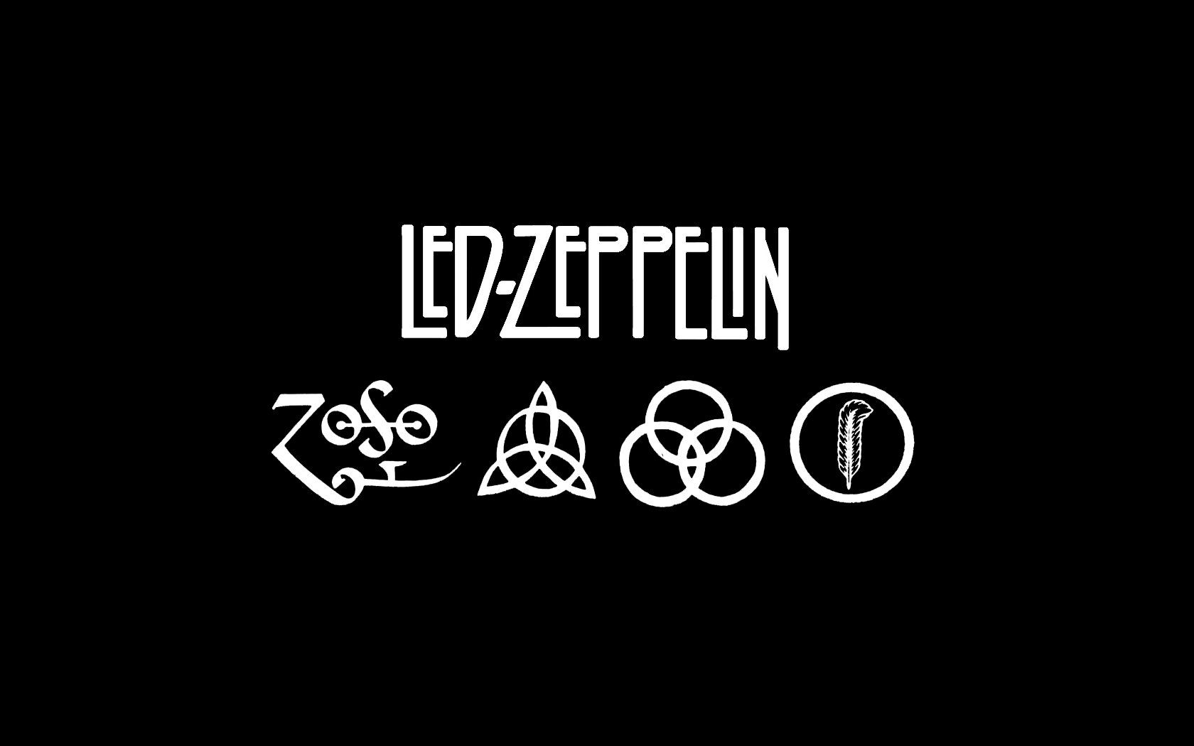 Loghi simboli Led Zeppelin, 1680x1050 900p, Desktop