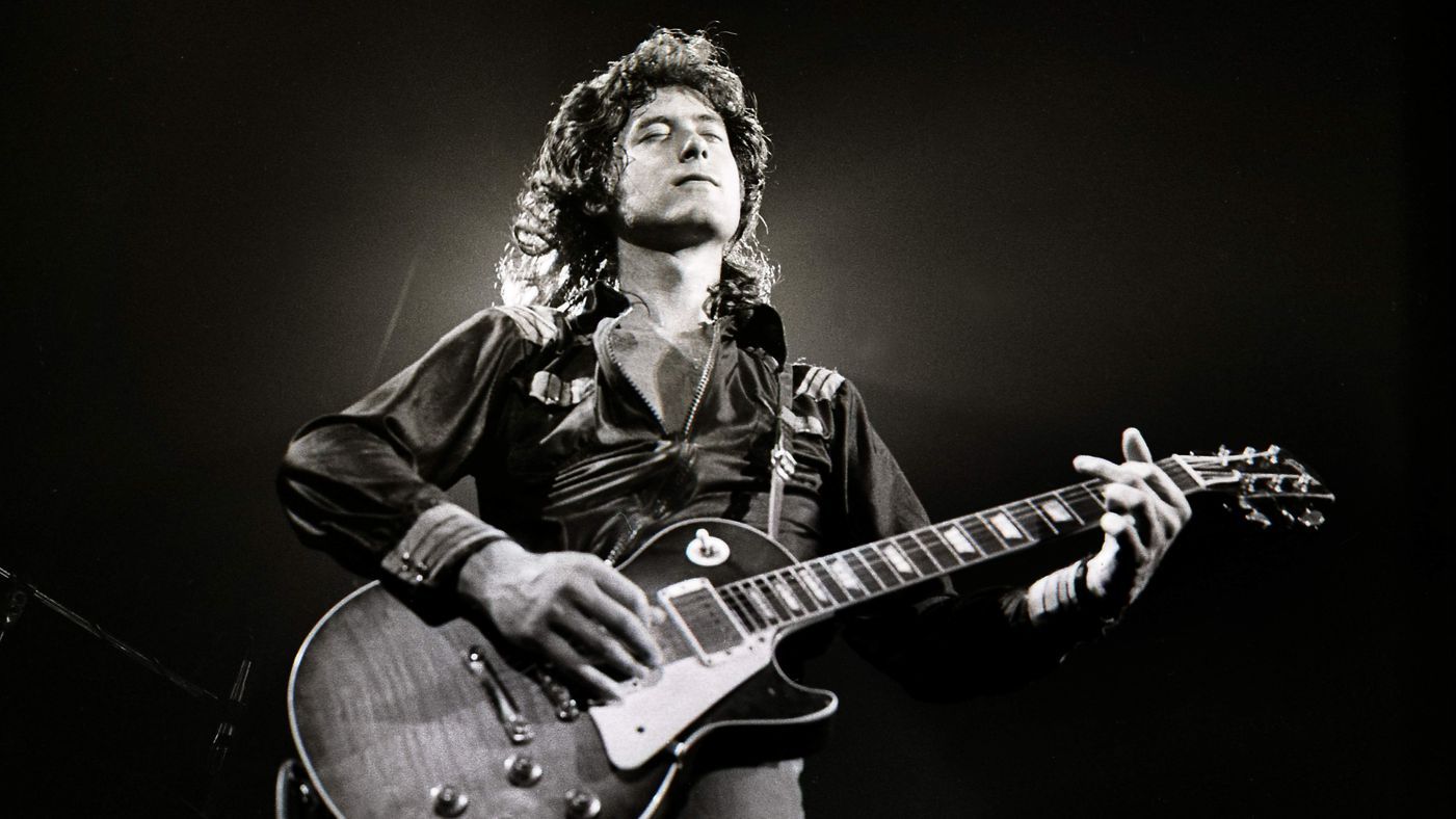 Jimmy Page con chitarra, 1401x788 720p, iMac