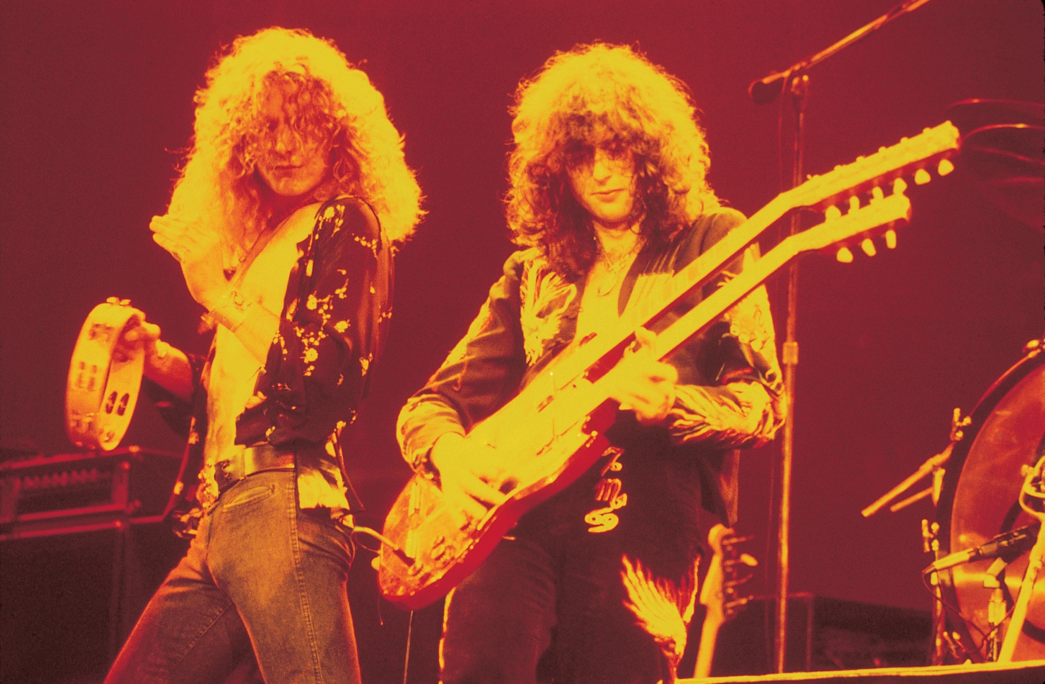 Jimmy Page e Robert Plant live, 3450x2259 WQXGA, Monitor Gaming