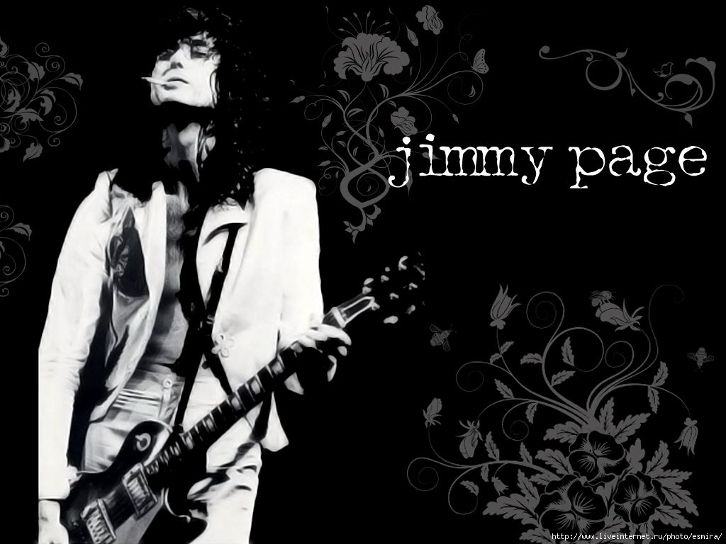 Jimmy Page con chitarra, 1024x768 HD, PC Desktop