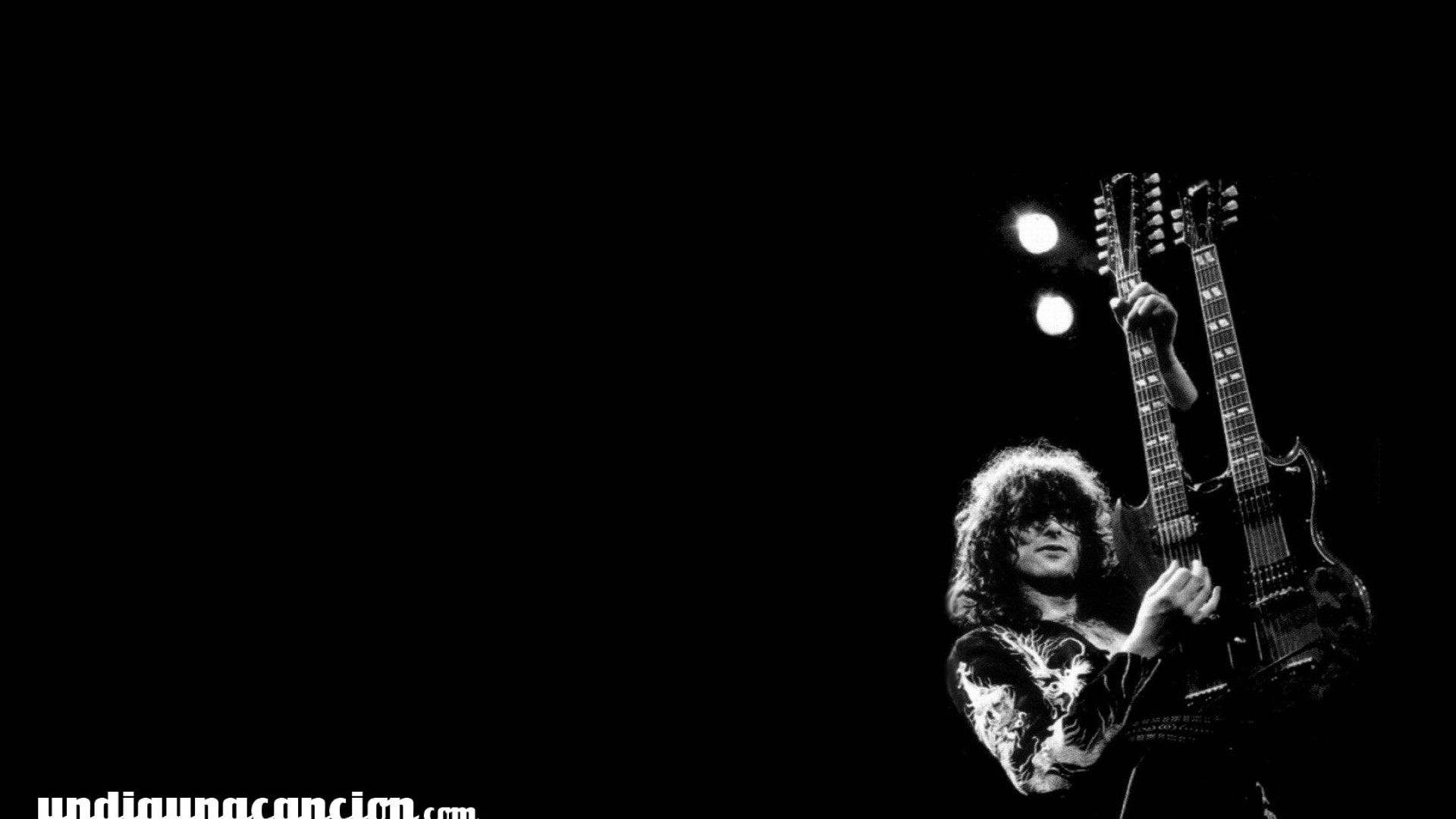 Jimmy Page chitarra doppio manico, 1920x1080 1080p, PC