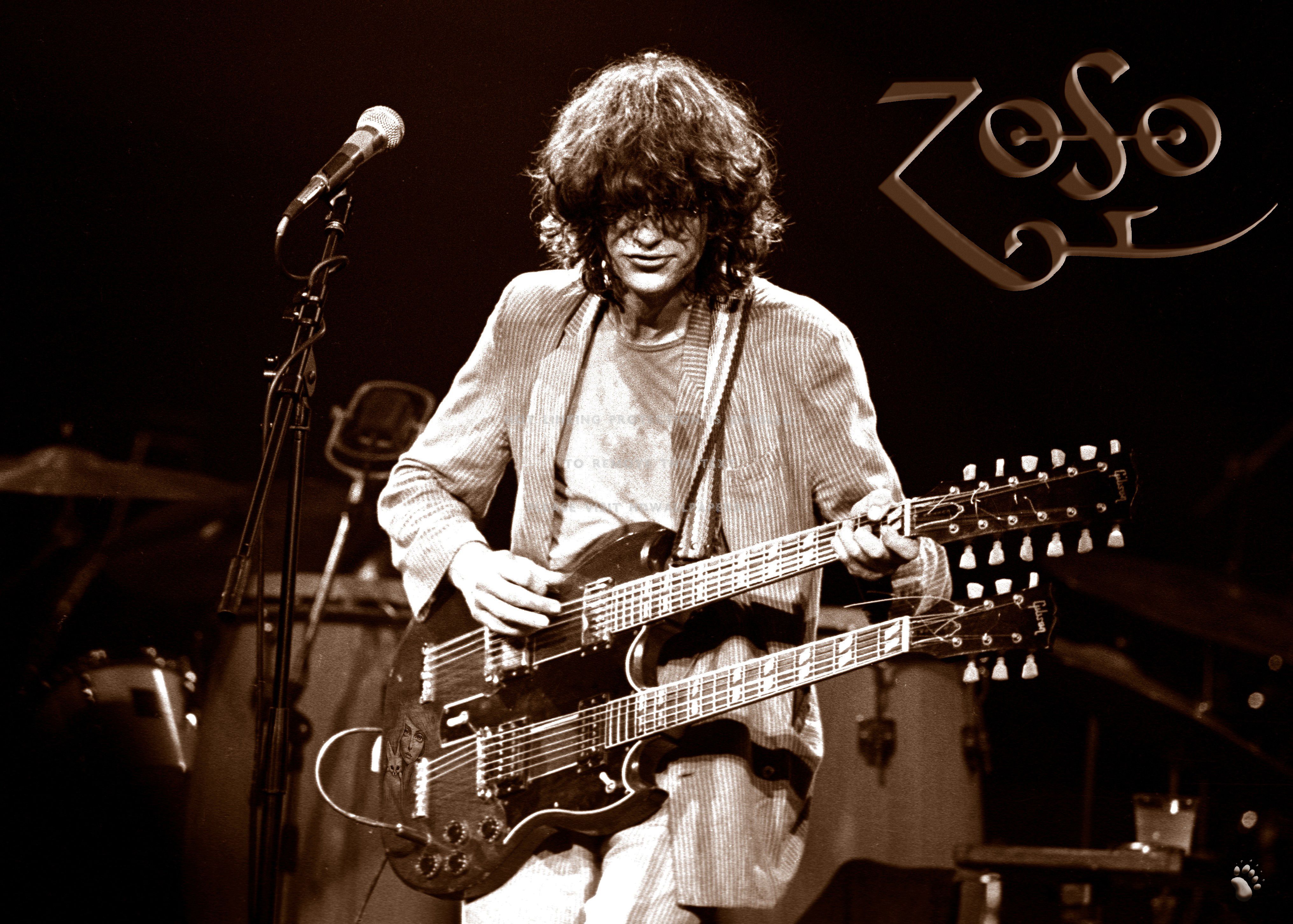 Jimmy Page chitarra doppio manico, 4065x2905 4K Ultra HD, Monitor 4K