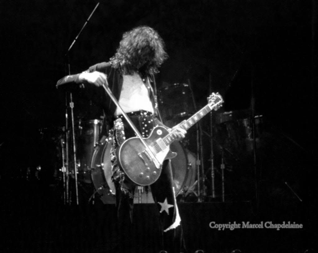 Jimmy Page live chitarra bianco/nero, 1024x815 HD, PC Desktop