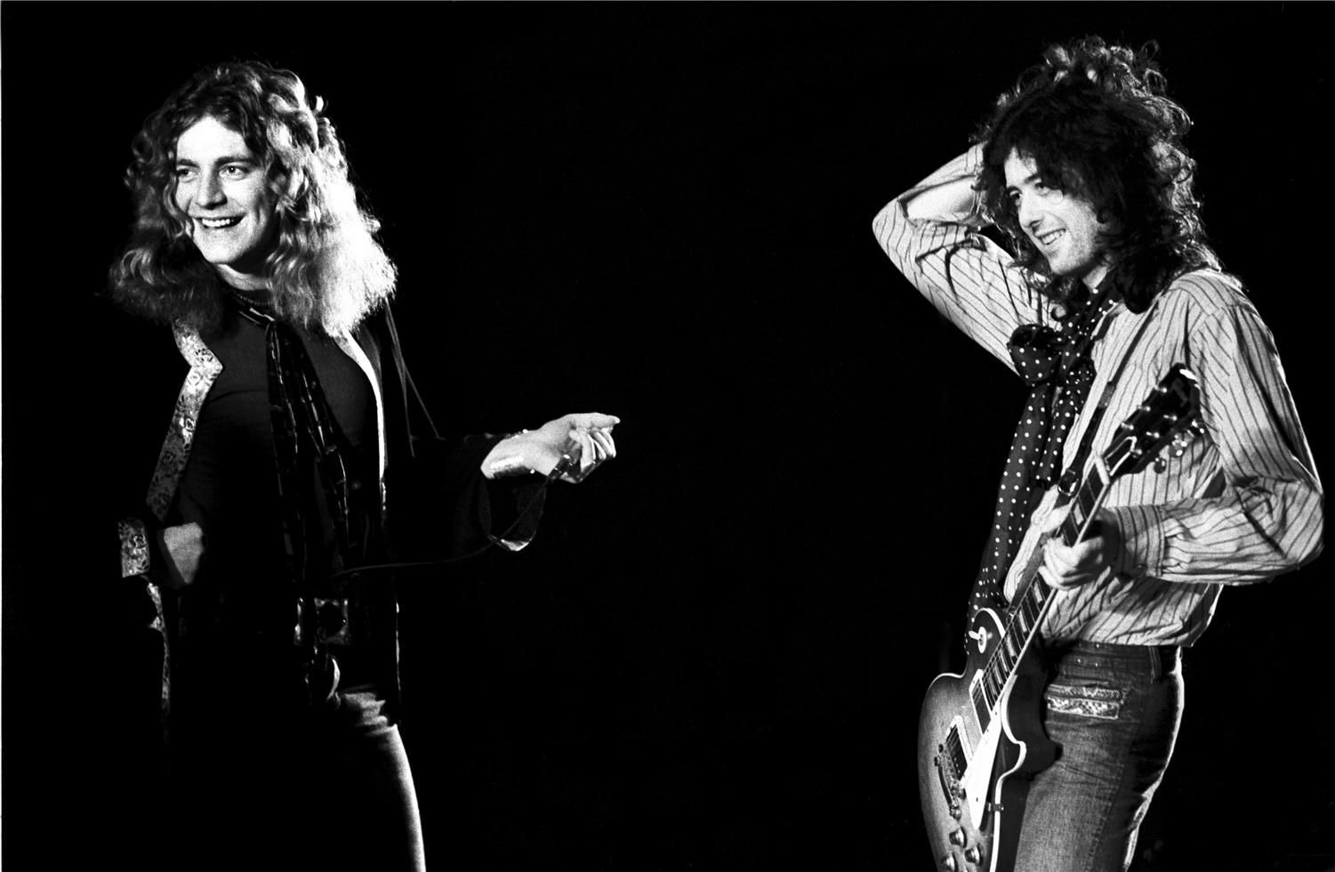 Robert Plant e Jimmy Page, 1501x980 720p, PC