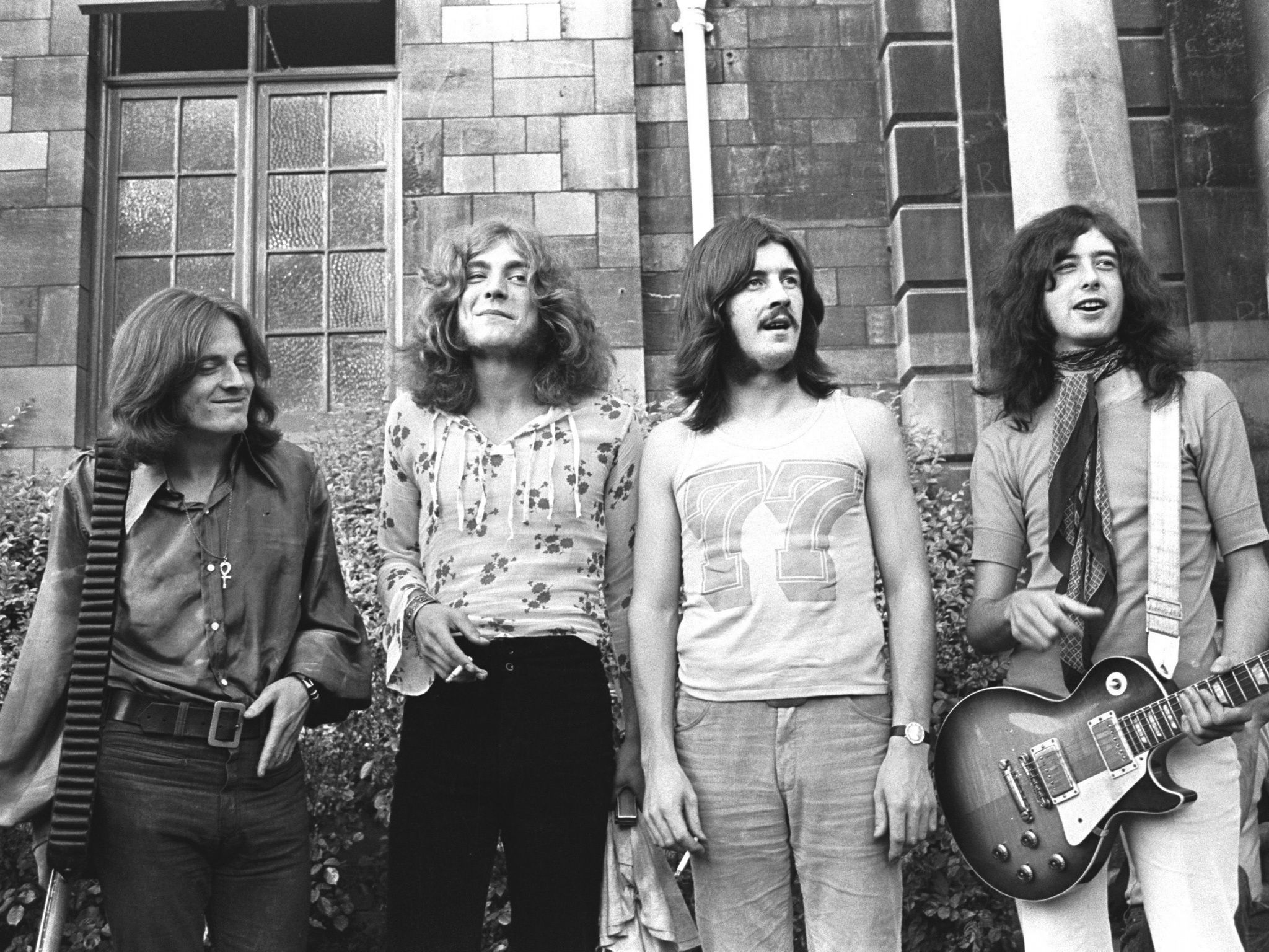 Led Zeppelin foto bianco e nero, rock, 2048x1536 alta risoluzione, Desktop