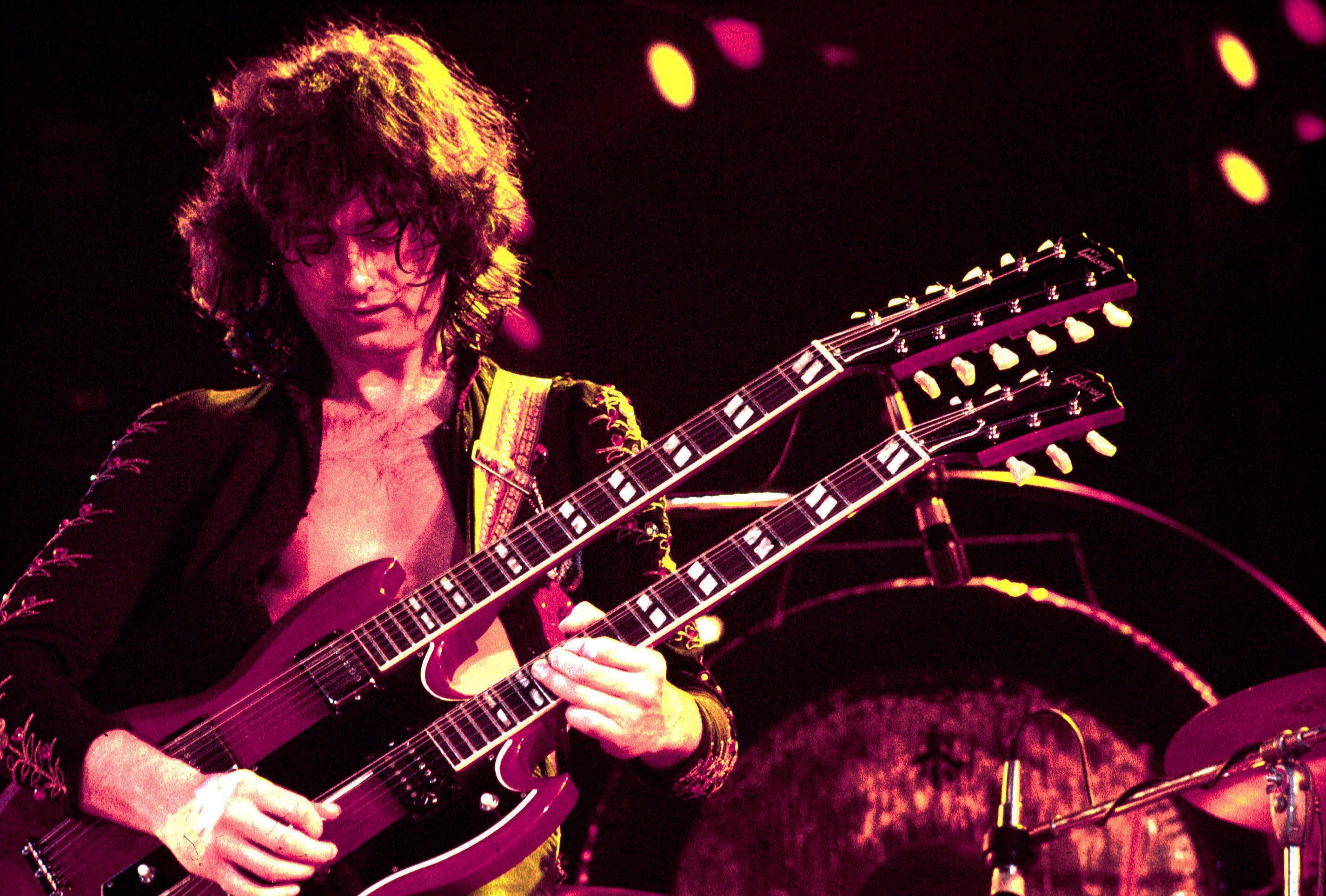 Jimmy Page chitarra doppio manico, 2852x1928 2K, PC