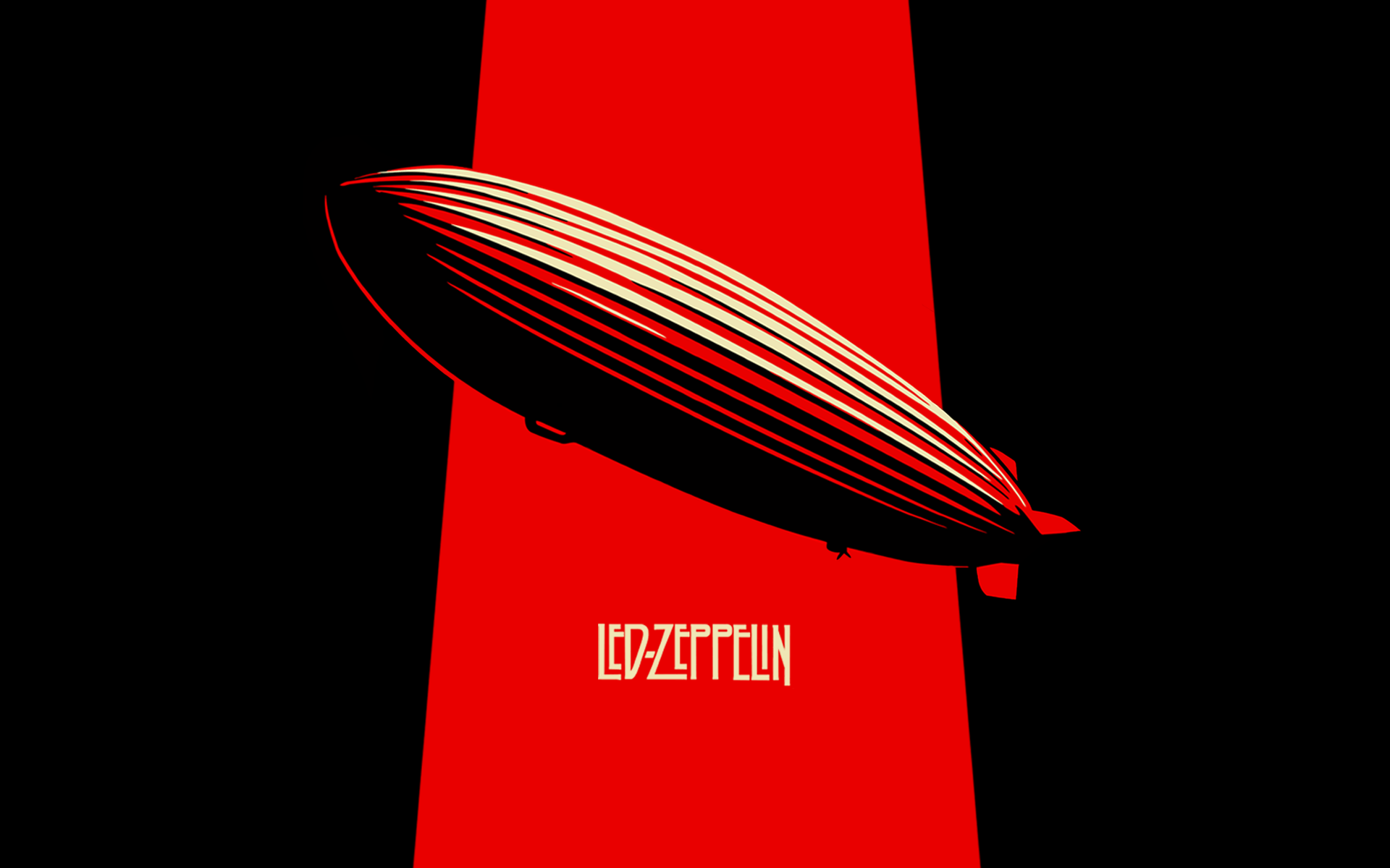 Zeppelin Led Zeppelin rosso nero, rock, 1920x1200 Full HD+, PC Desktop