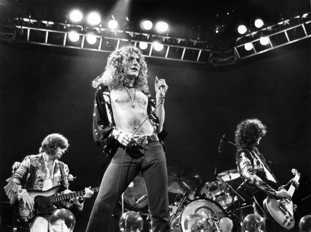 Led Zeppelin concerto bianco e nero, 1035x773 HD, PC Desktop