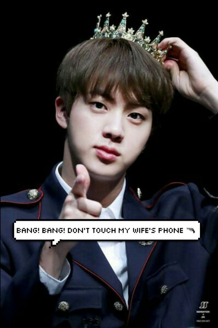 Jin BTS con corona, 736x1106 Full HD Verticale, Smartphone