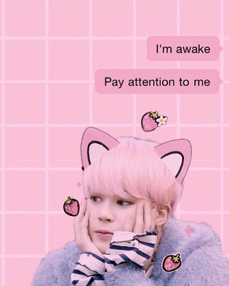 Jin BTS orecchie gatto rosa, 799x999 Verticale, Telefono