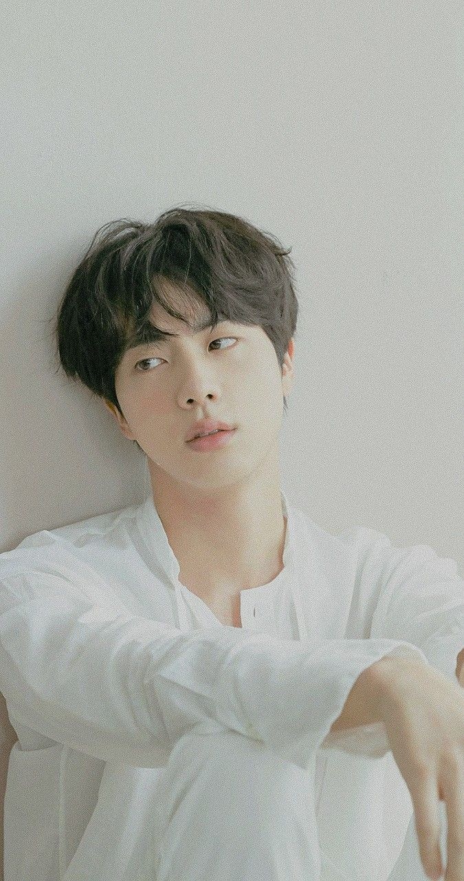 Jin BTS camicia bianca, 675x1280 Full HD Verticale, Smartphone