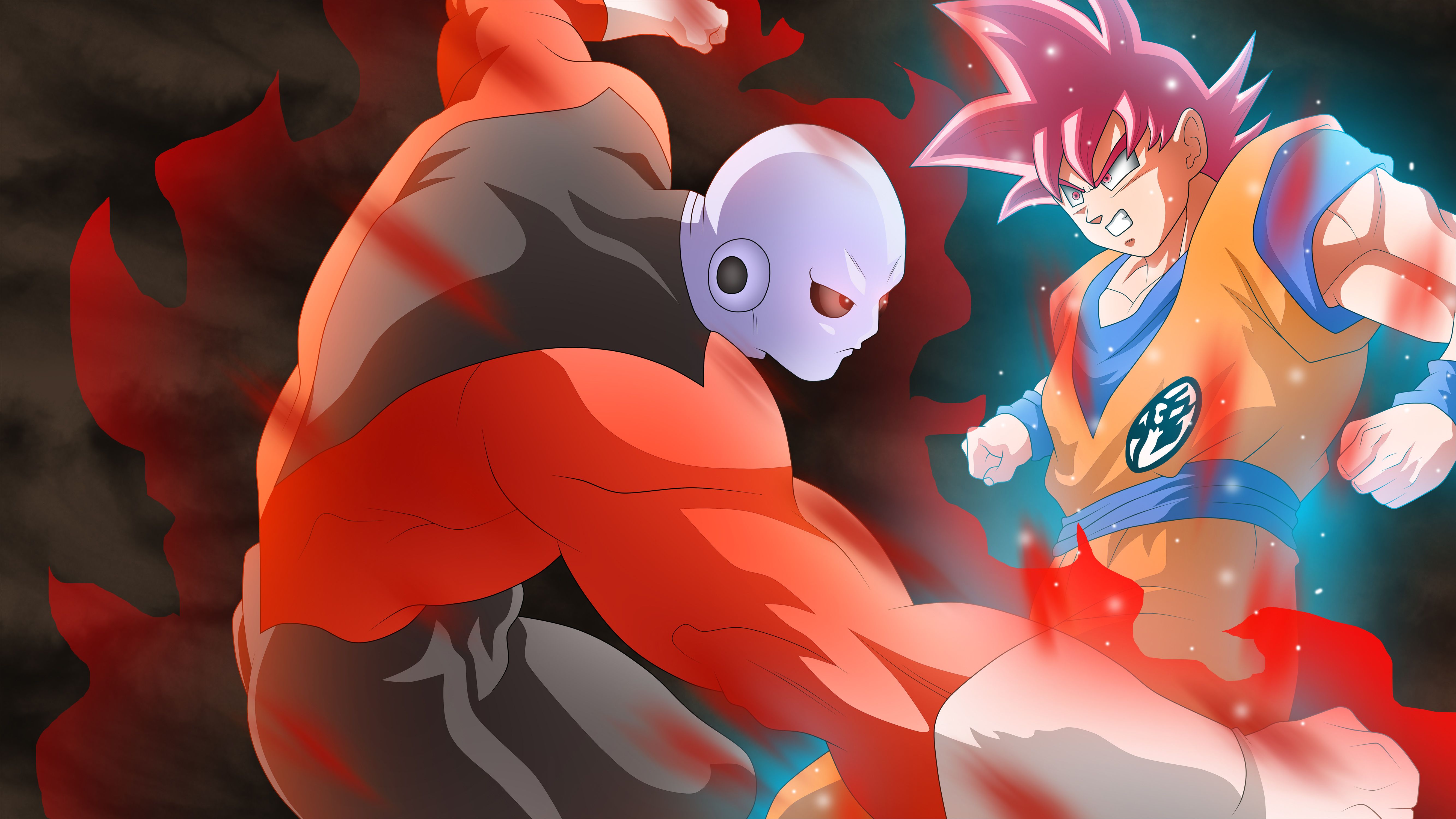 Jiren contro Goku Dragon Ball, Saiyan, 5333x3000 4K Ultra HD, Monitor 4K