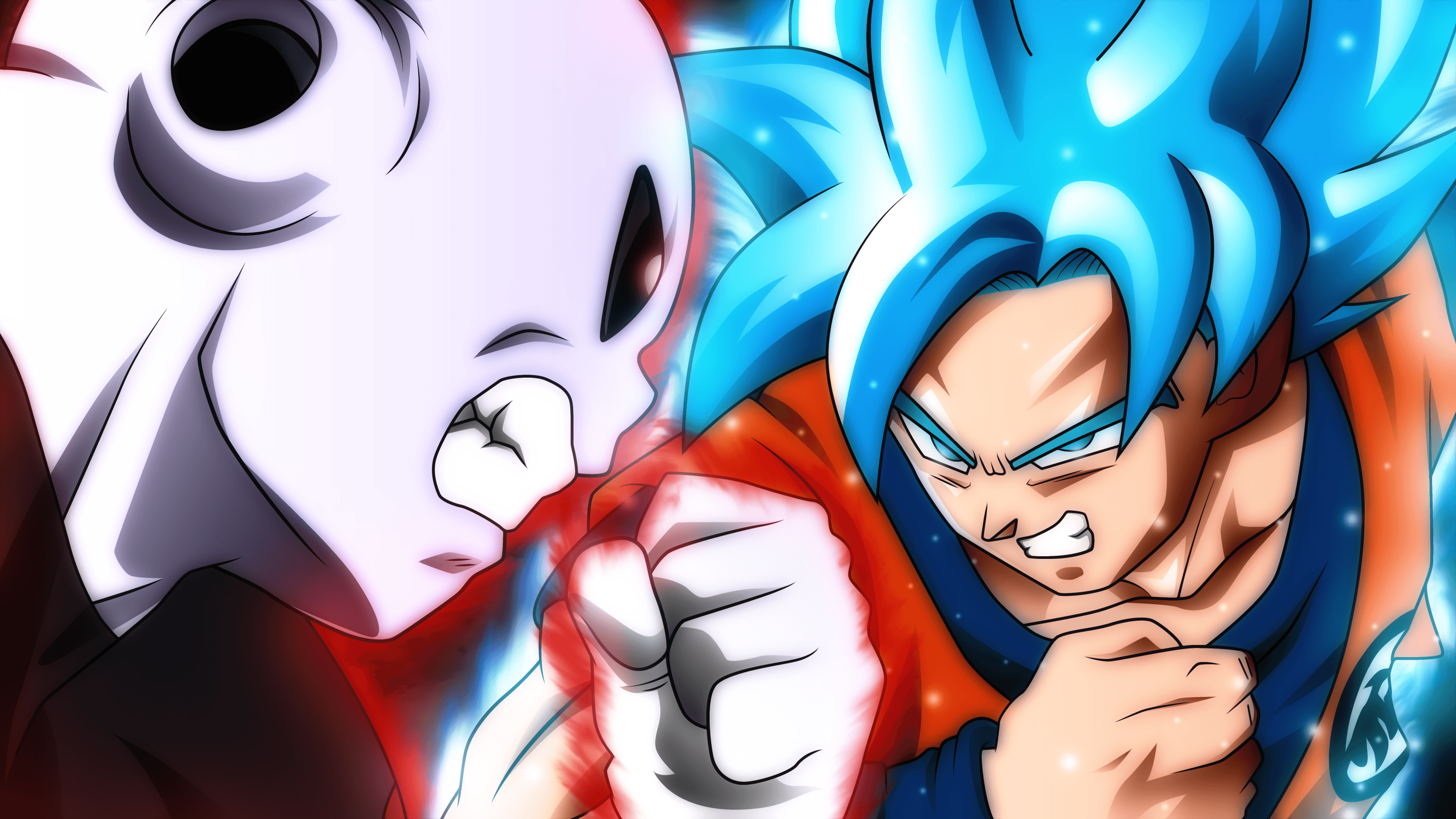 Goku Ultra Istinto, Jiren, Frieza, 1276x684 HD, iMac
