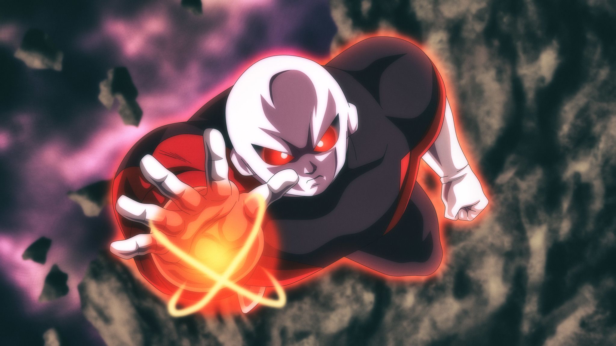 Jiren Dragon Ball attacco energia, anime di Akira Toriyama, 2048x1152 alta risoluzione, Desktop
