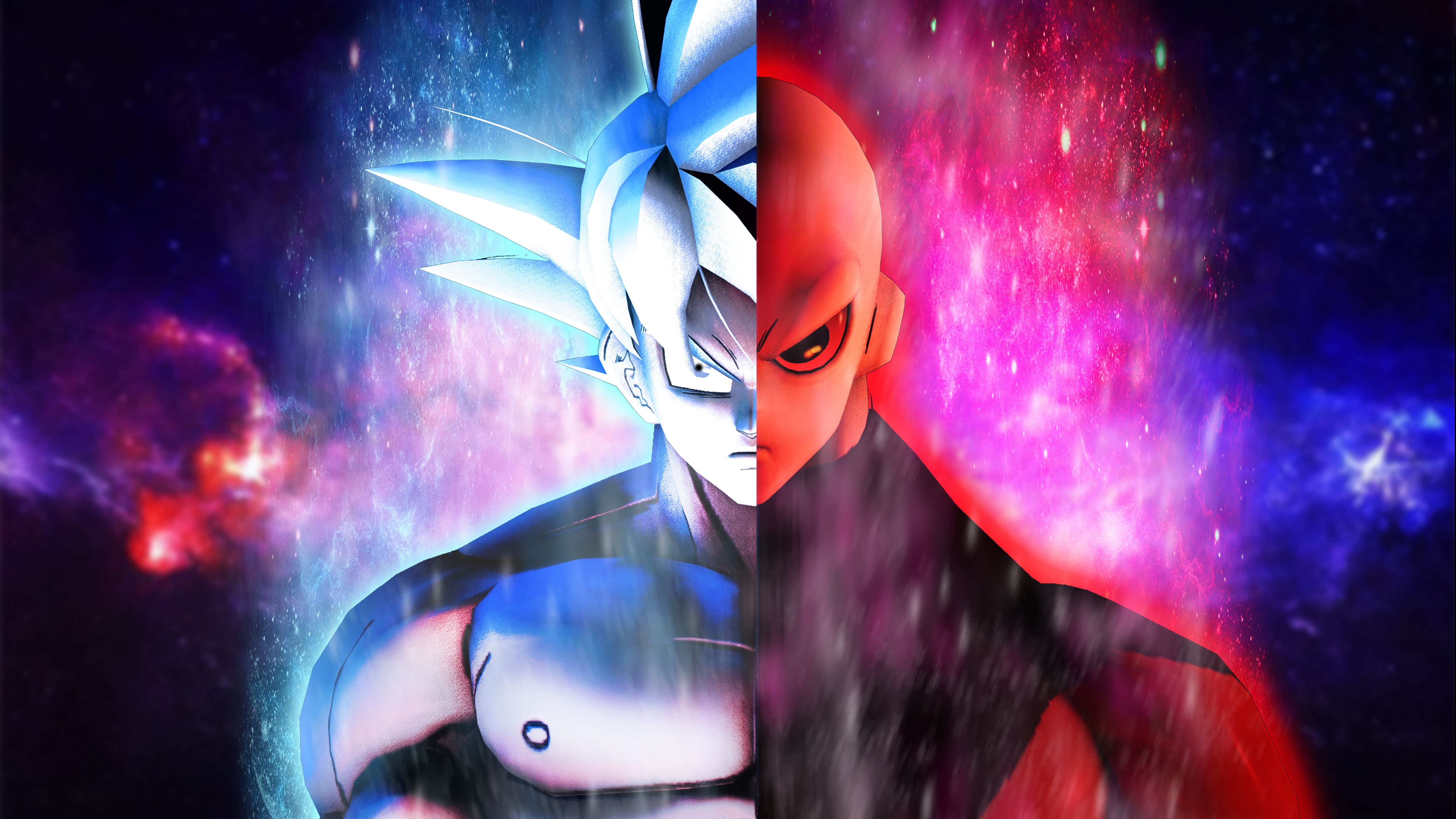 Goku Ultra Instinct contro Jiren, 8184x6592 4K Ultra HD, Monitor 4K