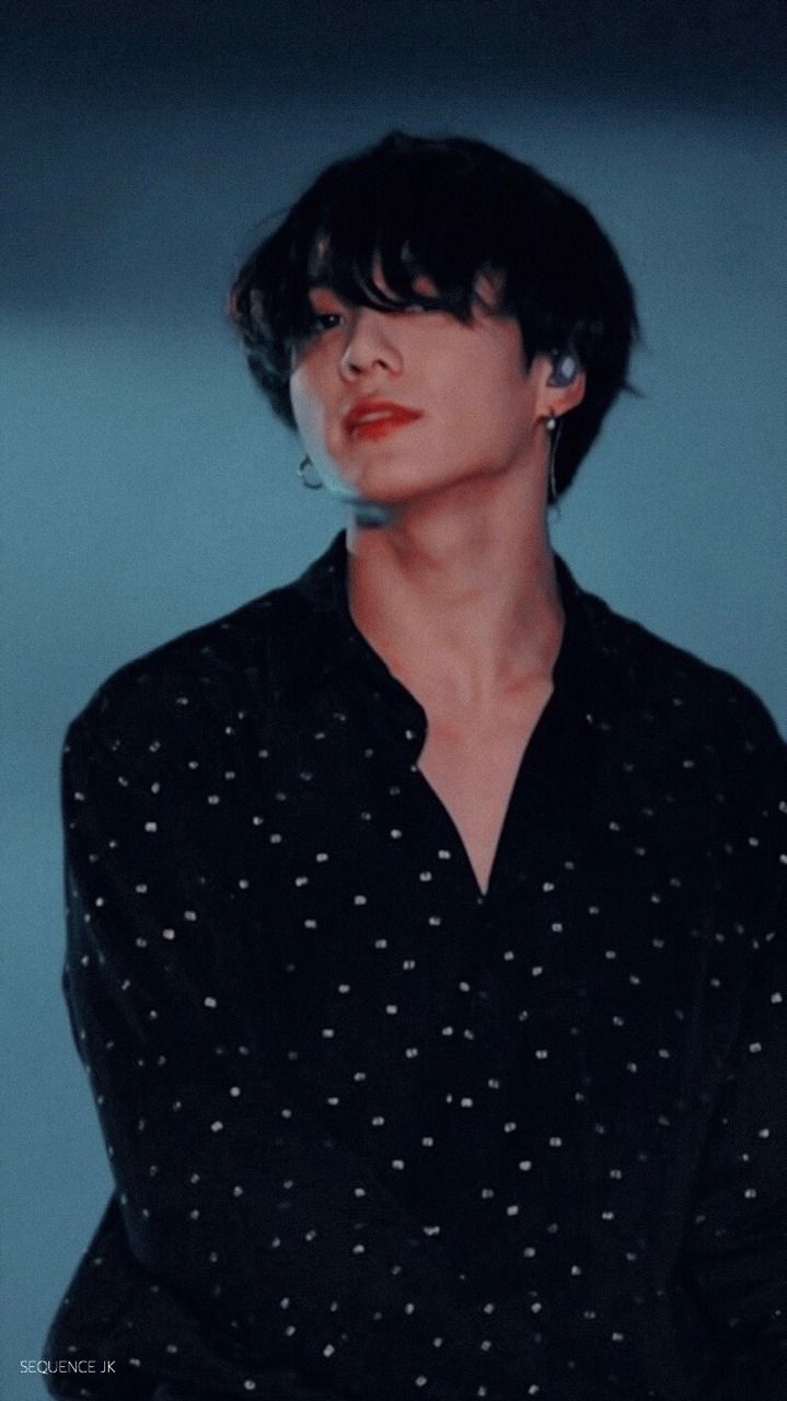 Jungkook BTS camicia nera, 719x1280 Verticale, POCO