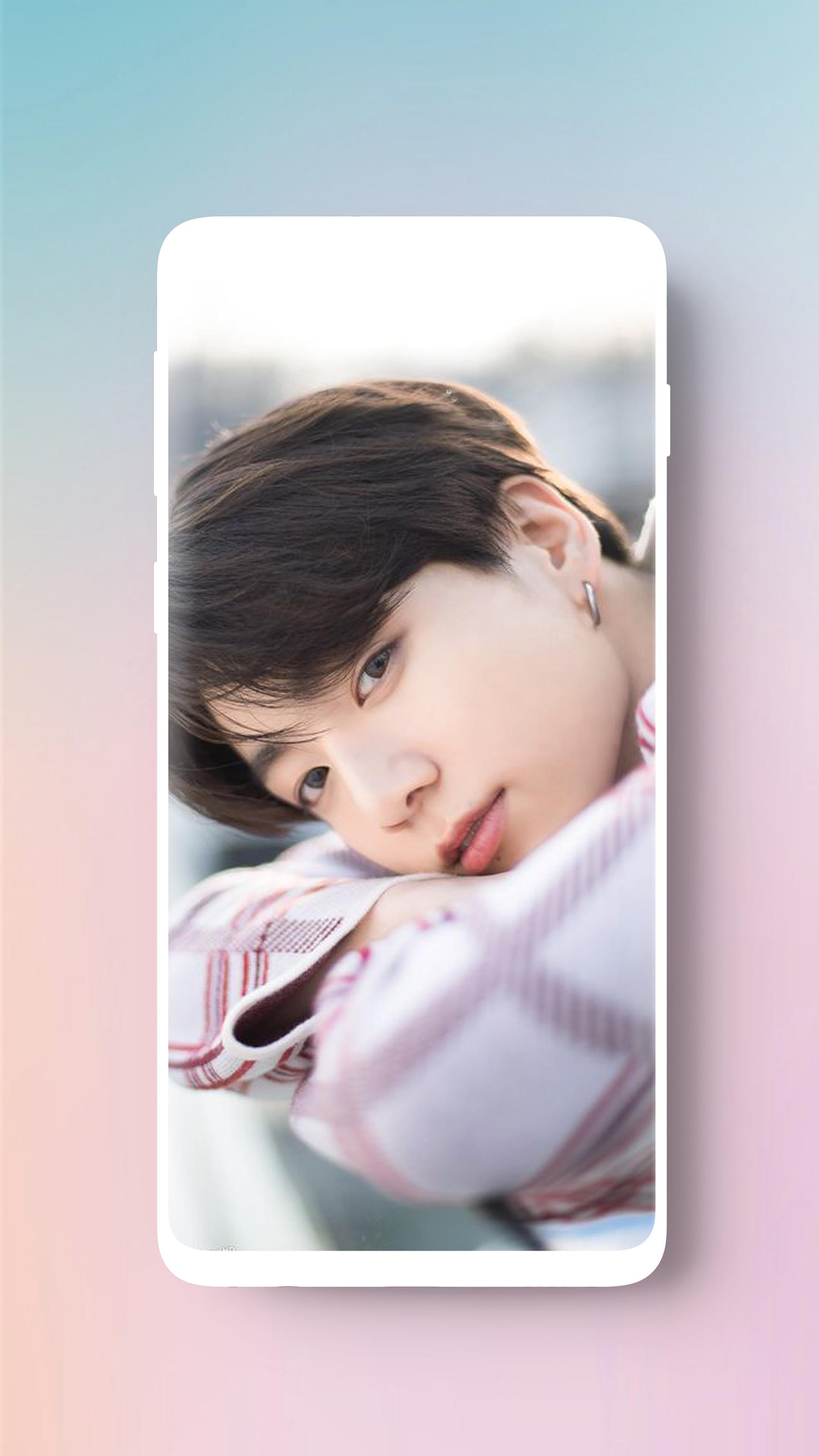 Jungkook BTS ritratto rosa, 1722x3062 Verticale, Telefono