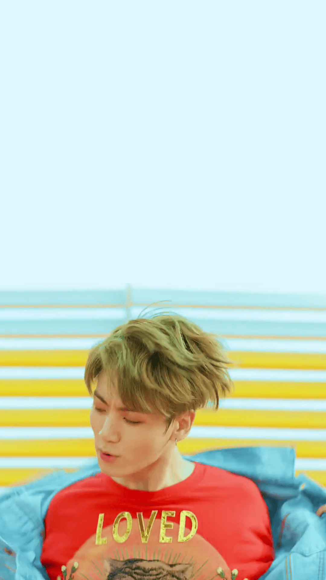 Jungkook BTS maglietta rossa, 1080x1920 Full HD Verticale, Samsung Galaxy