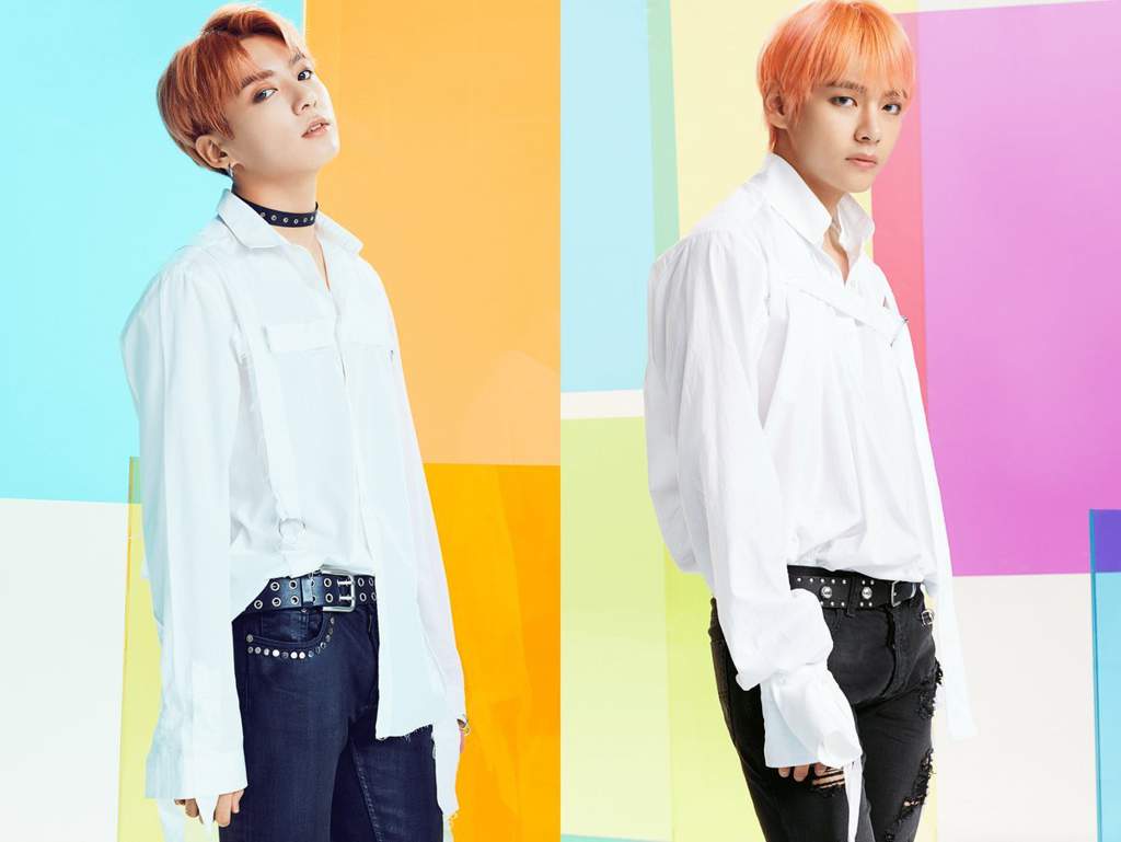 JK e V BTS camicie bianche, 1024x769 HD, Monitor Gaming