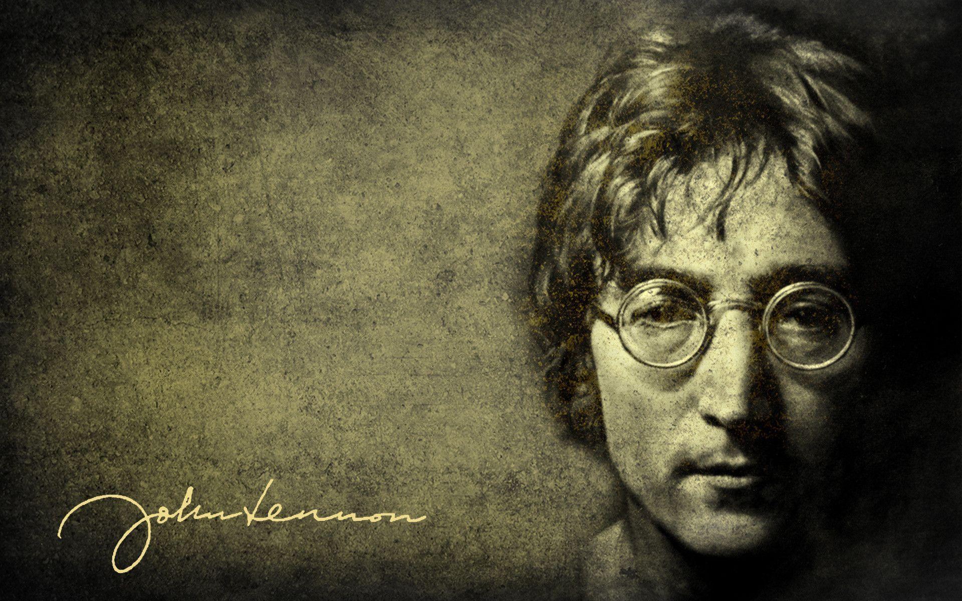 John Lennon ritratto seppia, Beatles, 1920x1200 Full HD+, Desktop