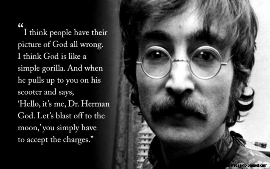 John Lennon citazione bianco nero, 1140x712 HD, Laptop