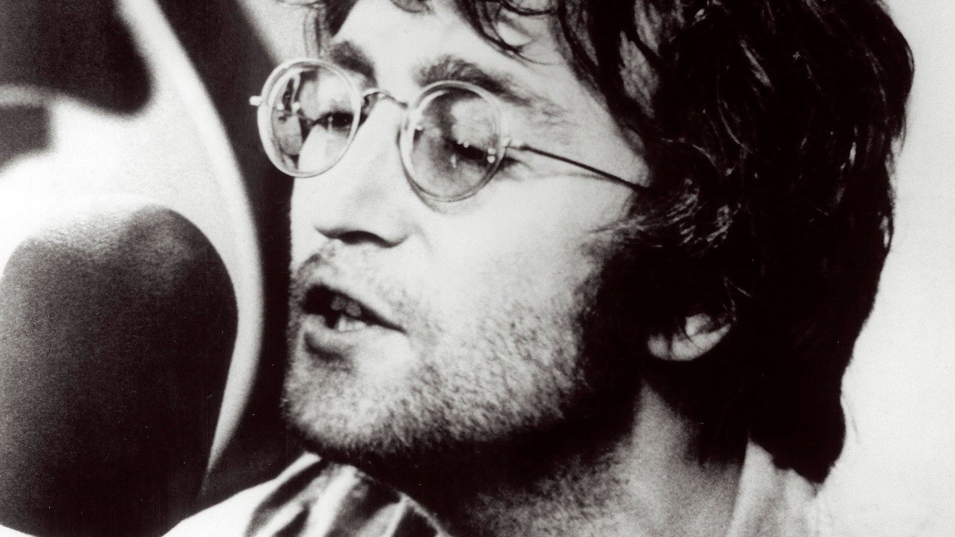 John Lennon ritratto bianco e nero, 1920x1080 Full HD, PC Desktop