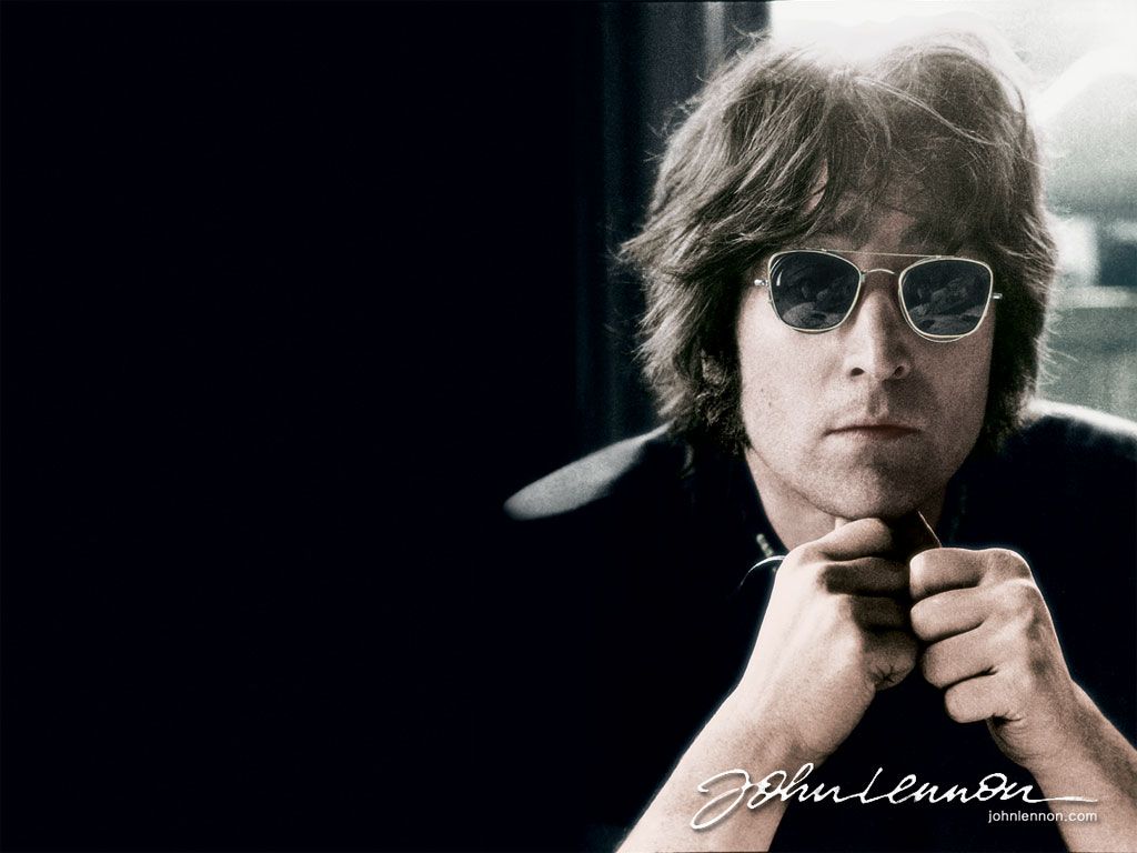John Lennon con occhiali da sole, 1024x768 HD, Desktop