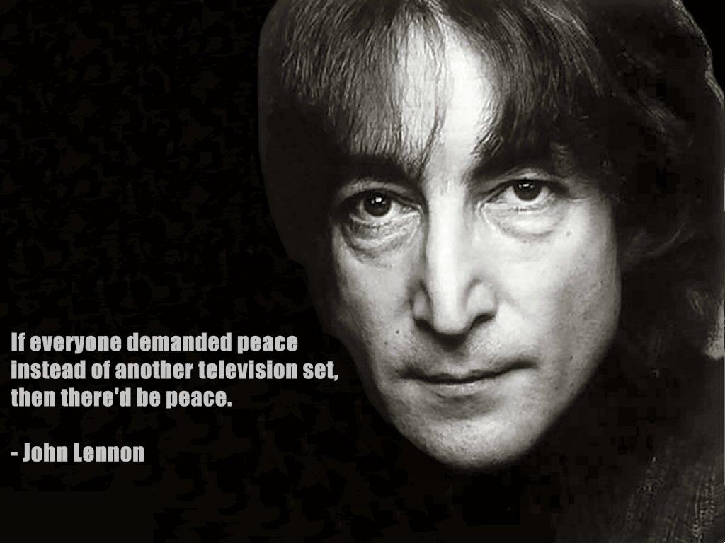 Ritratto John Lennon bianco e nero, 1024x768 HD, Laptop