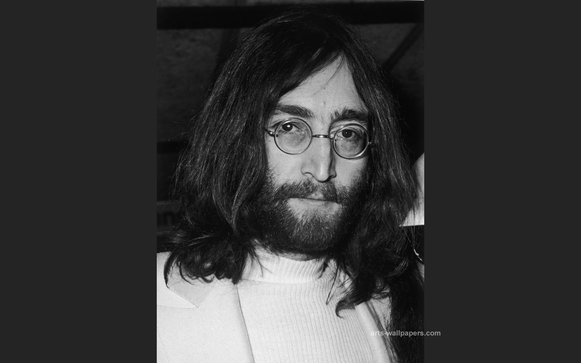 John Lennon ritratto bianco e nero, 1920x1200 WUXGA, Laptop