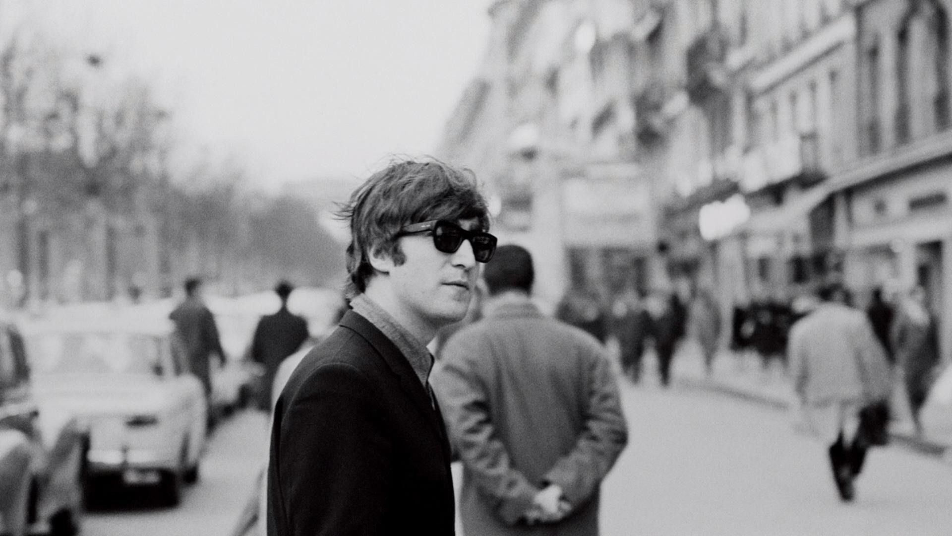 John Lennon in bianco e nero, Beatles, 1920x1080 Full HD 1080p, Desktop