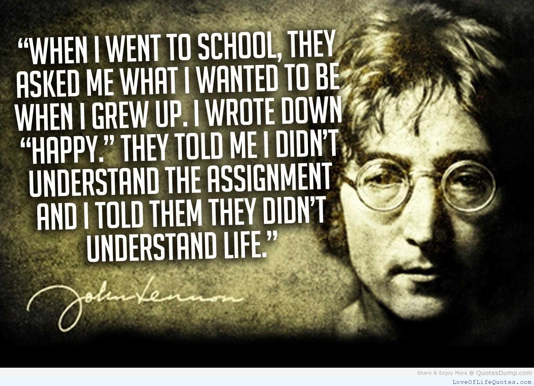 John Lennon citazione ritratto, 1748x1265 HD, PC