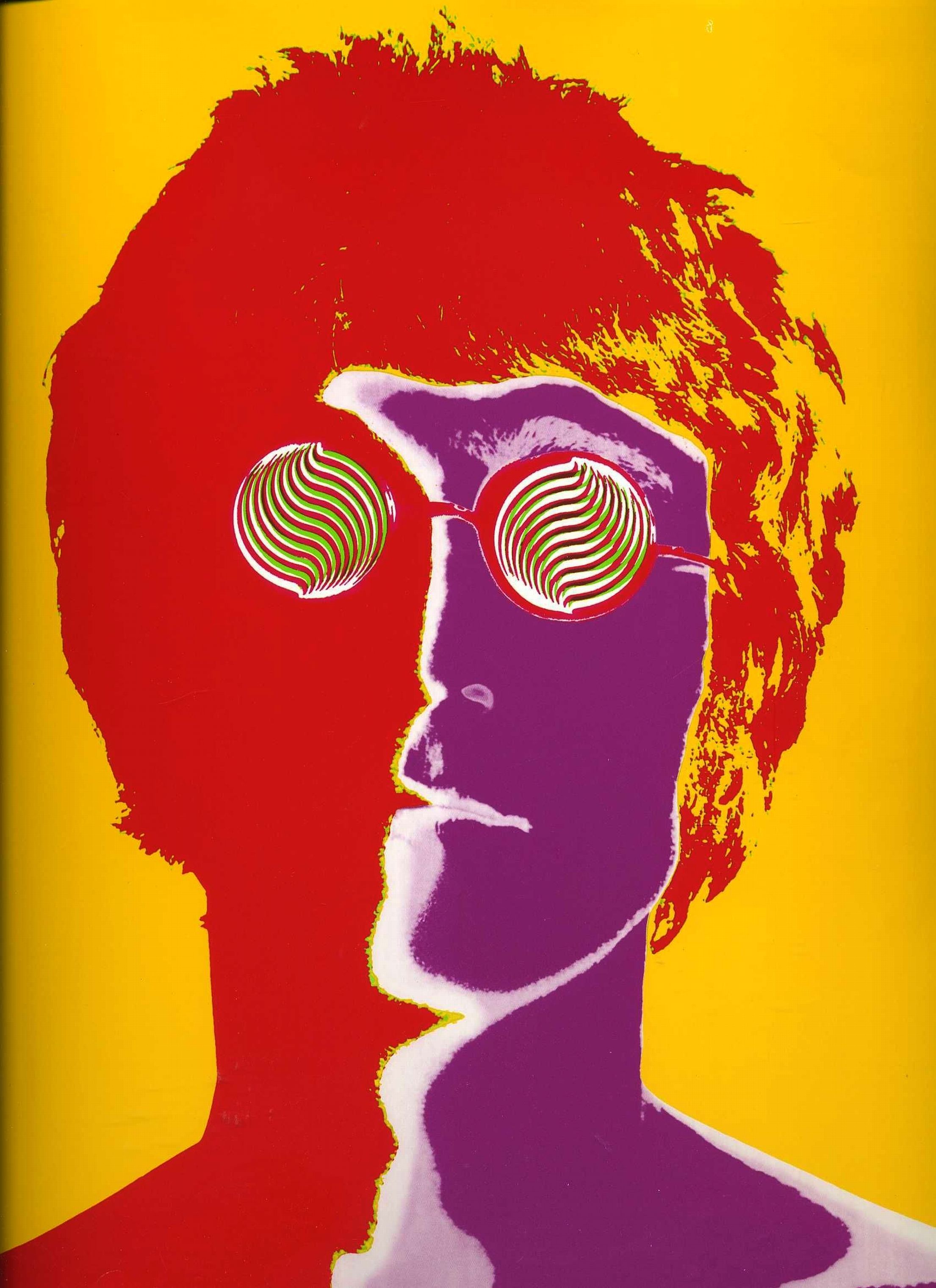 John Lennon ritratto psichedelico, 2210x3041 Verticale, OnePlus