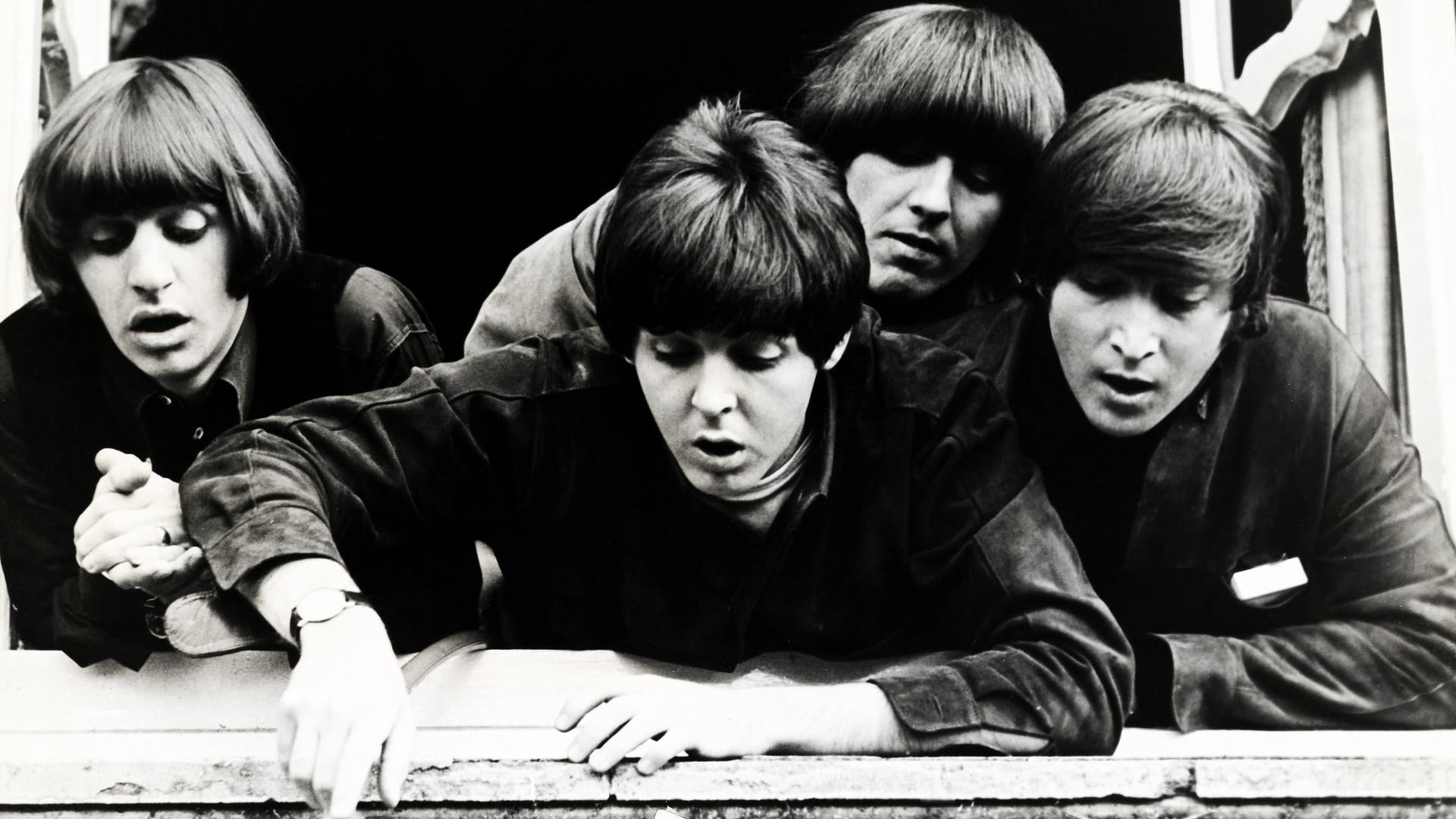 The Beatles bianco e nero, 1920x1080 1080p, Desktop