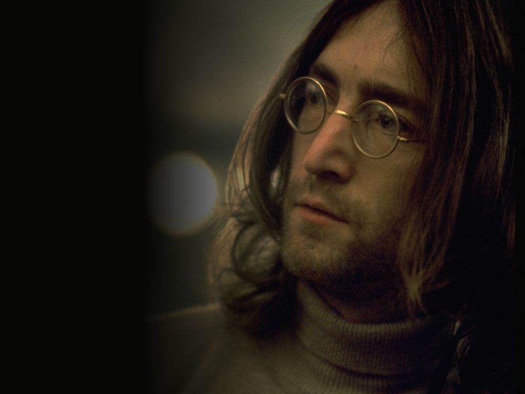 John Lennon con occhiali tondi, 1024x768 HD, Desktop