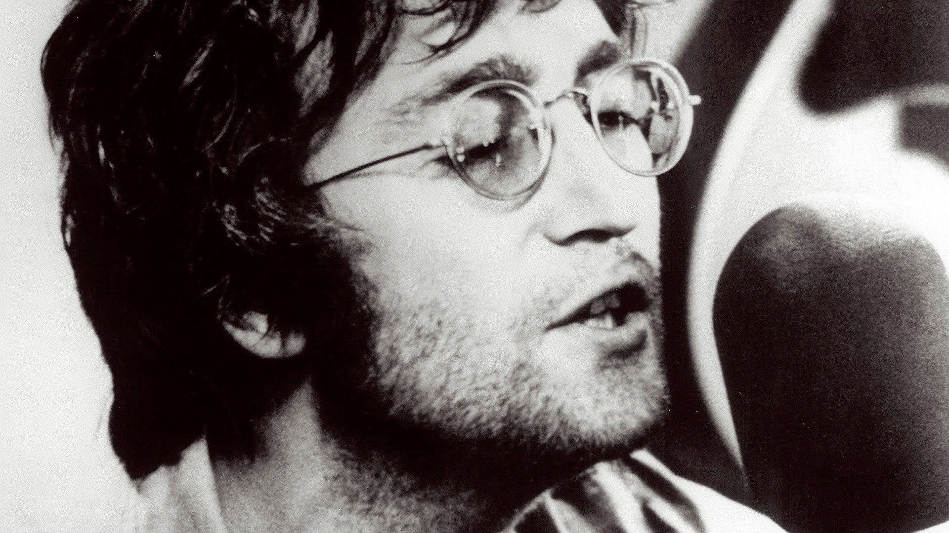 John Lennon ritratto bianco e nero, 1920x1080 Full HD, PC