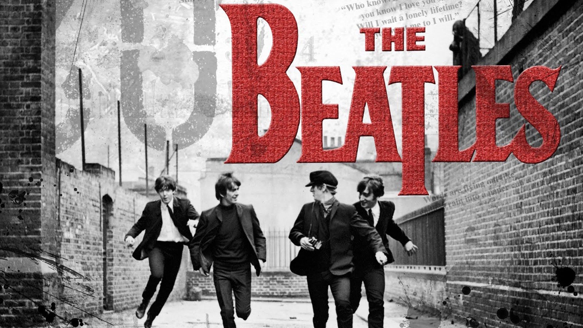 The Beatles in bianco e nero, 1920x1080 Full HD 1080p, Desktop