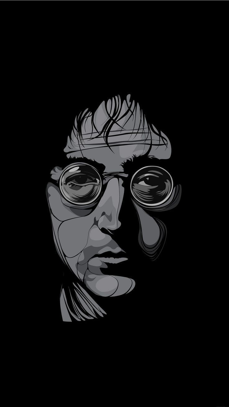John Lennon ritratto artistico, 736x1308 Full HD Verticale, Smartphone