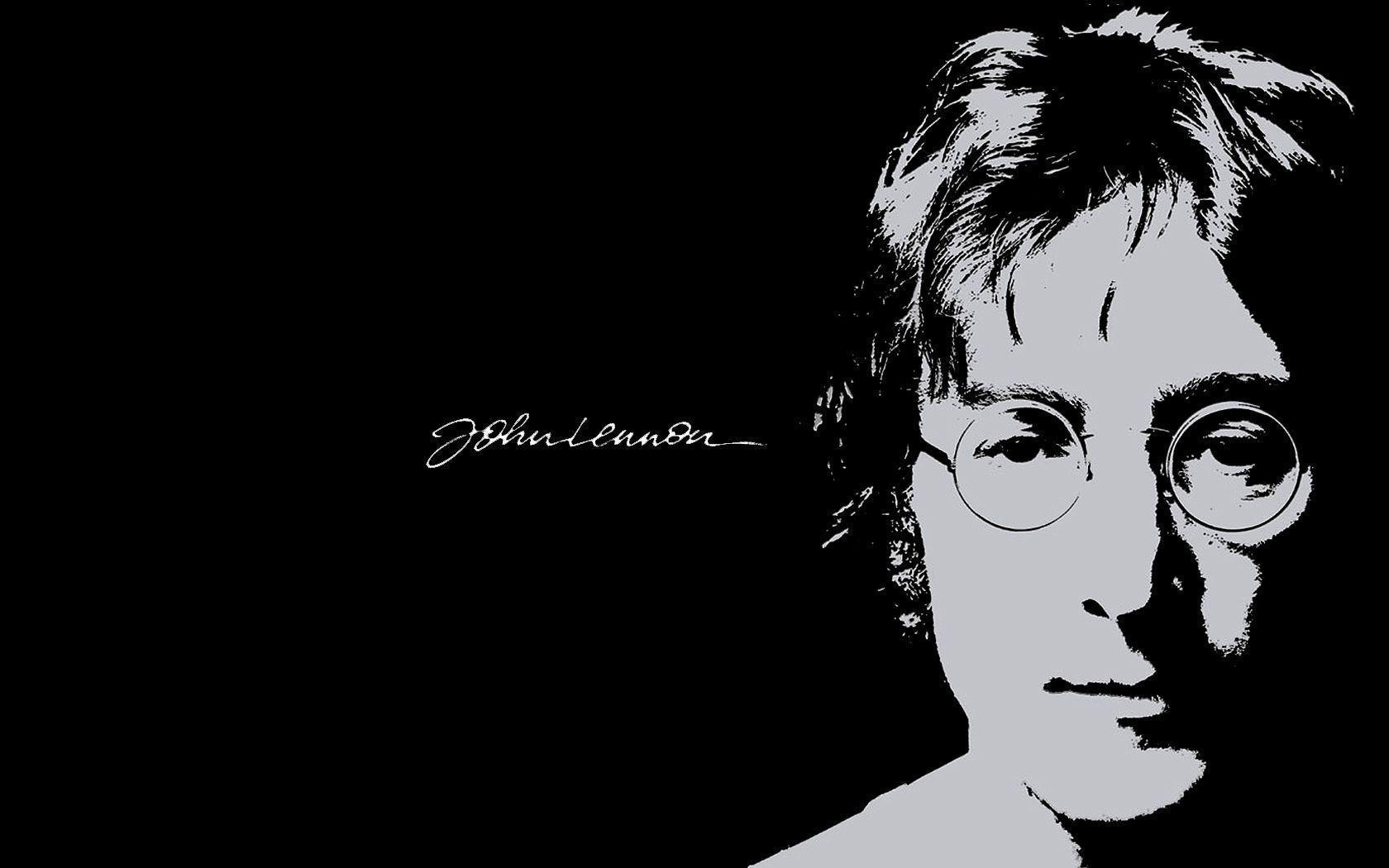 John Lennon ritratto bianco nero, Beatles, 1680x1050 HD Ready, Laptop