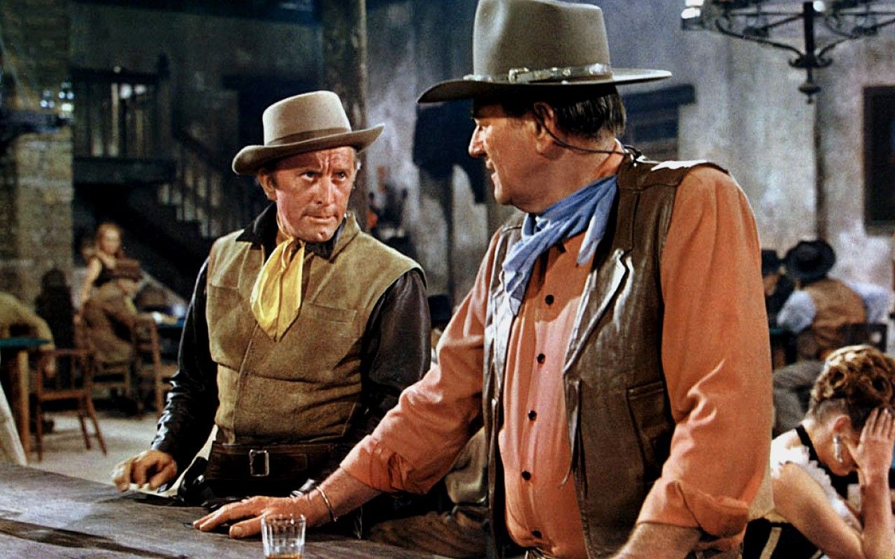John Wayne cowboy saloon western, 1280x800 HD, HP Laptop